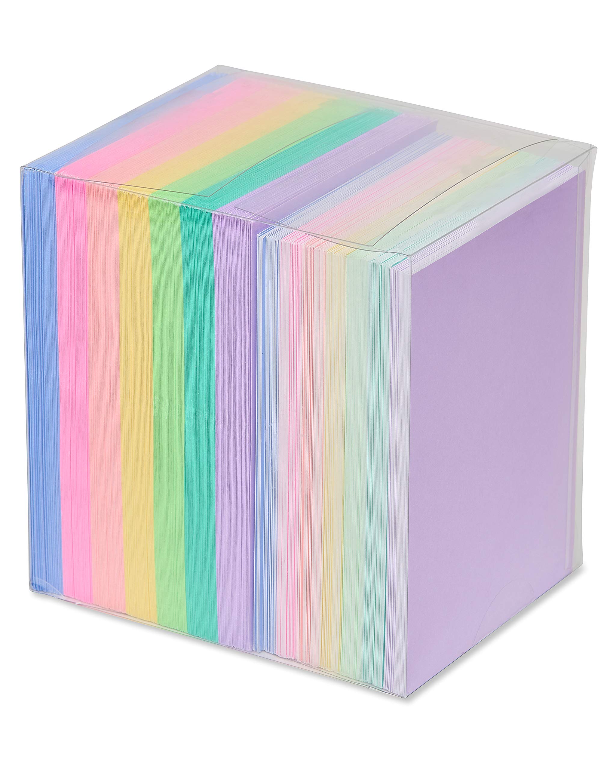 American Greetings Single Panel Blank Cards Bulk with Envelopes, Bright Pastel Colors (200-Count) - Image 10