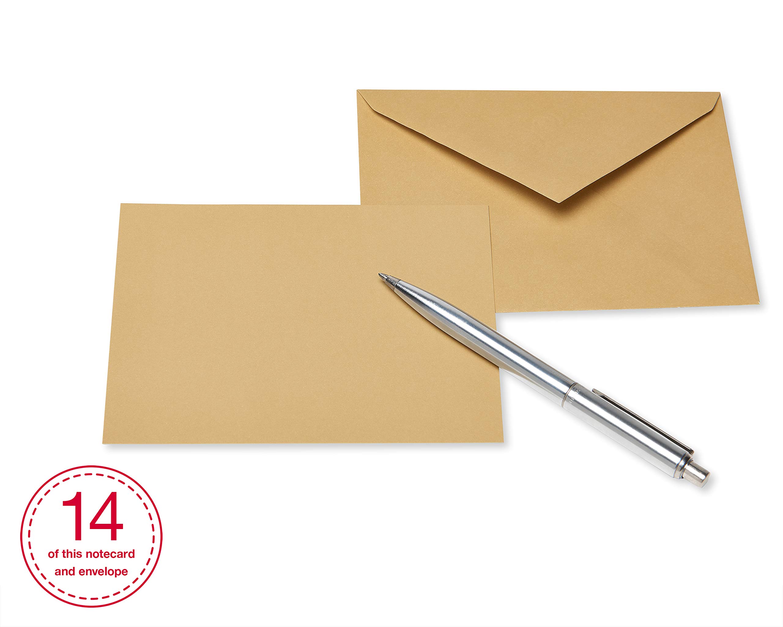 American Greetings Single Panel Blank Cards with Envelopes, Earthtone Colors (100-Count) - Image 11