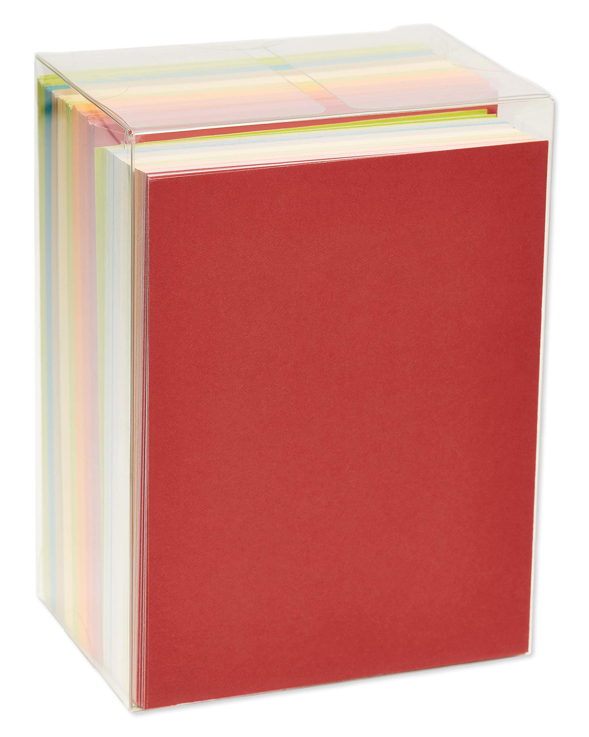 American Greetings Single Panel Blank Cards with Envelopes, Earthtone Colors (100-Count) - Image 4
