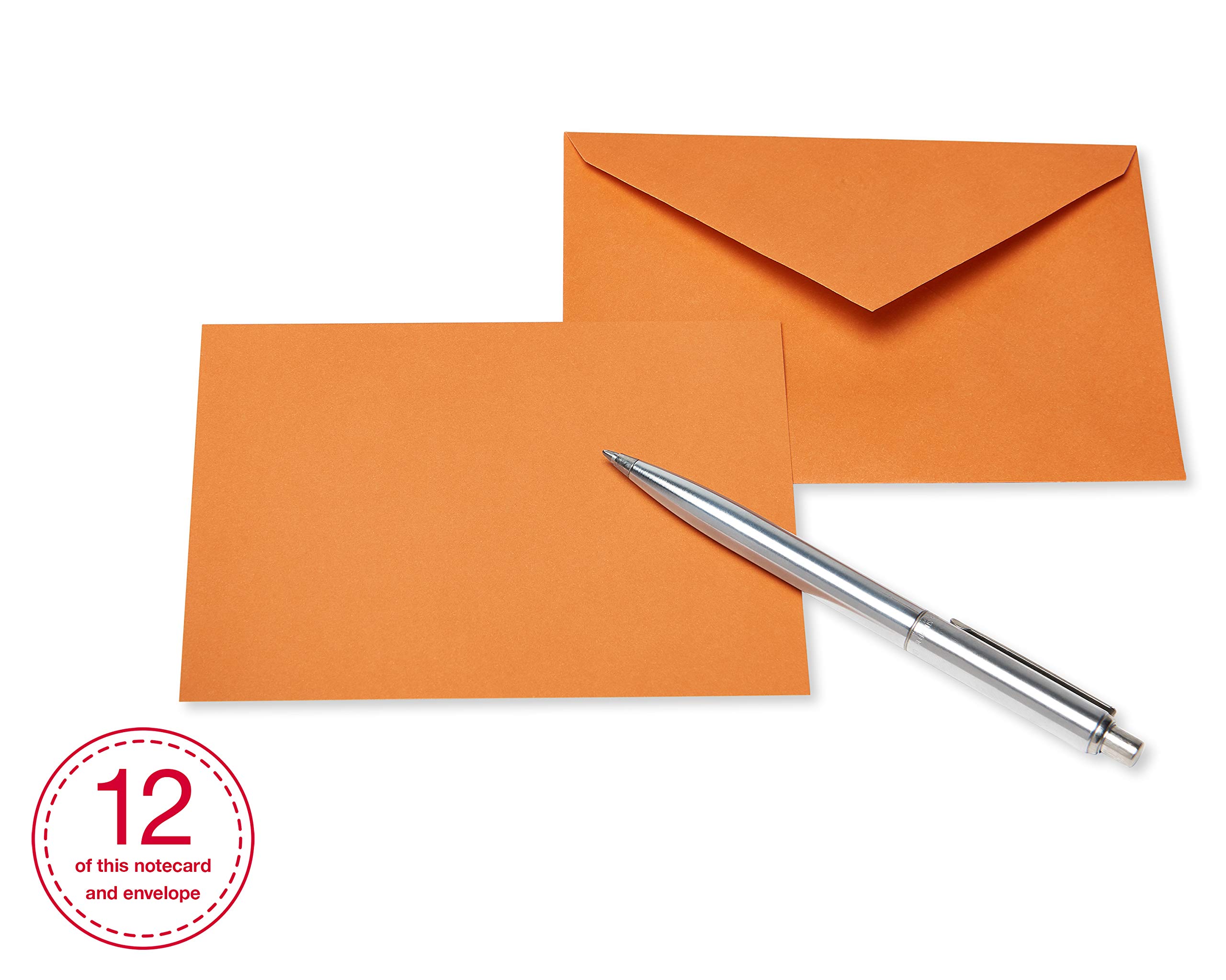 American Greetings Single Panel Blank Cards with Envelopes, Earthtone Colors (100-Count) - Image 9