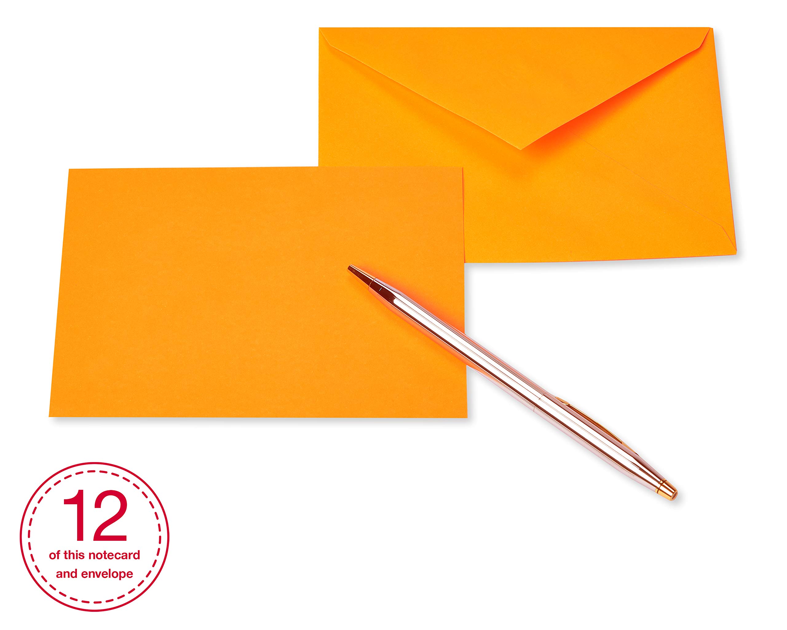 American Greetings Single Panel Blank Cards with Envelopes, Neon Rainbow Colors (100-Count) - Image 6