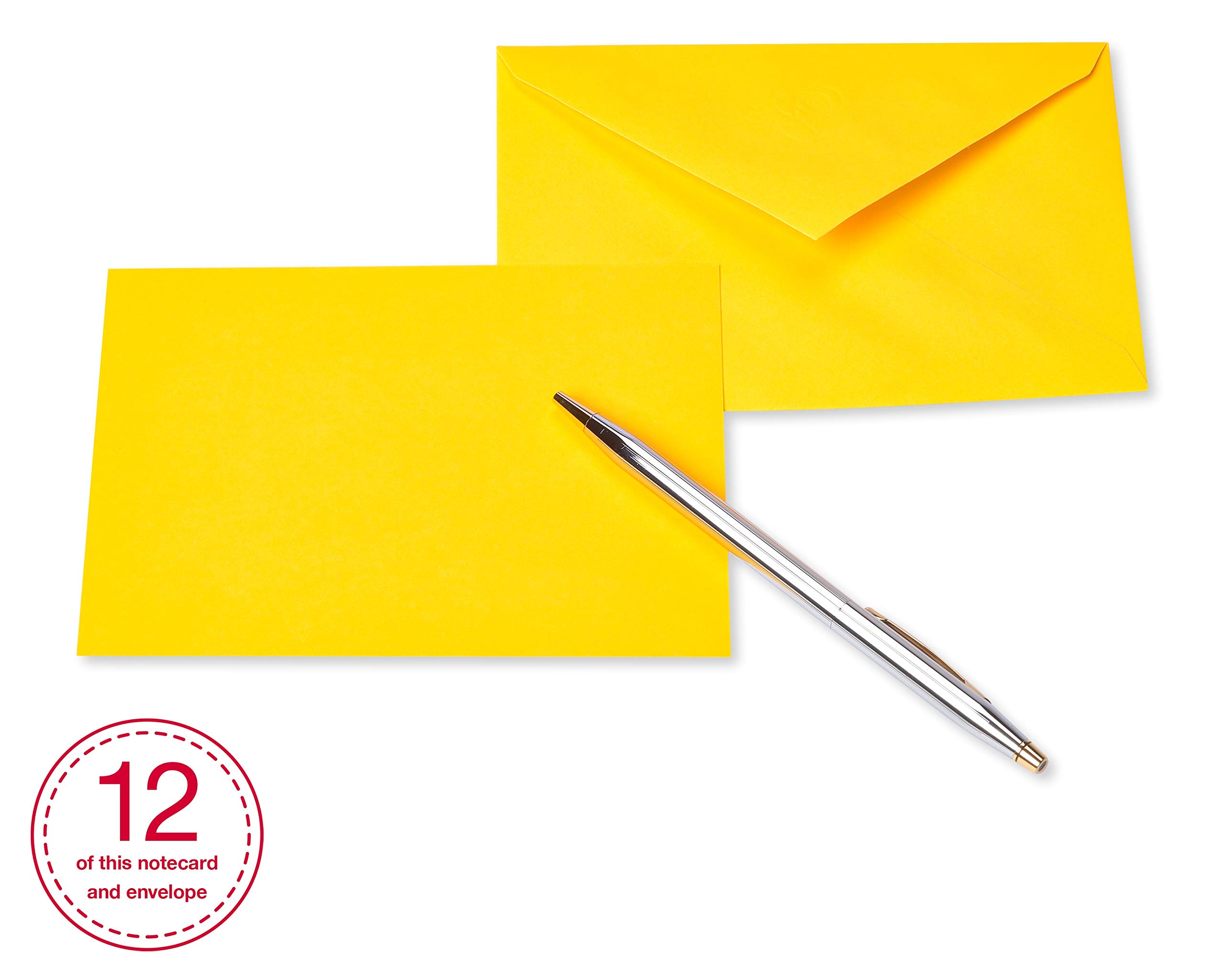 American Greetings Single Panel Blank Cards with Envelopes, Neon Rainbow Colors (100-Count) - Image 7