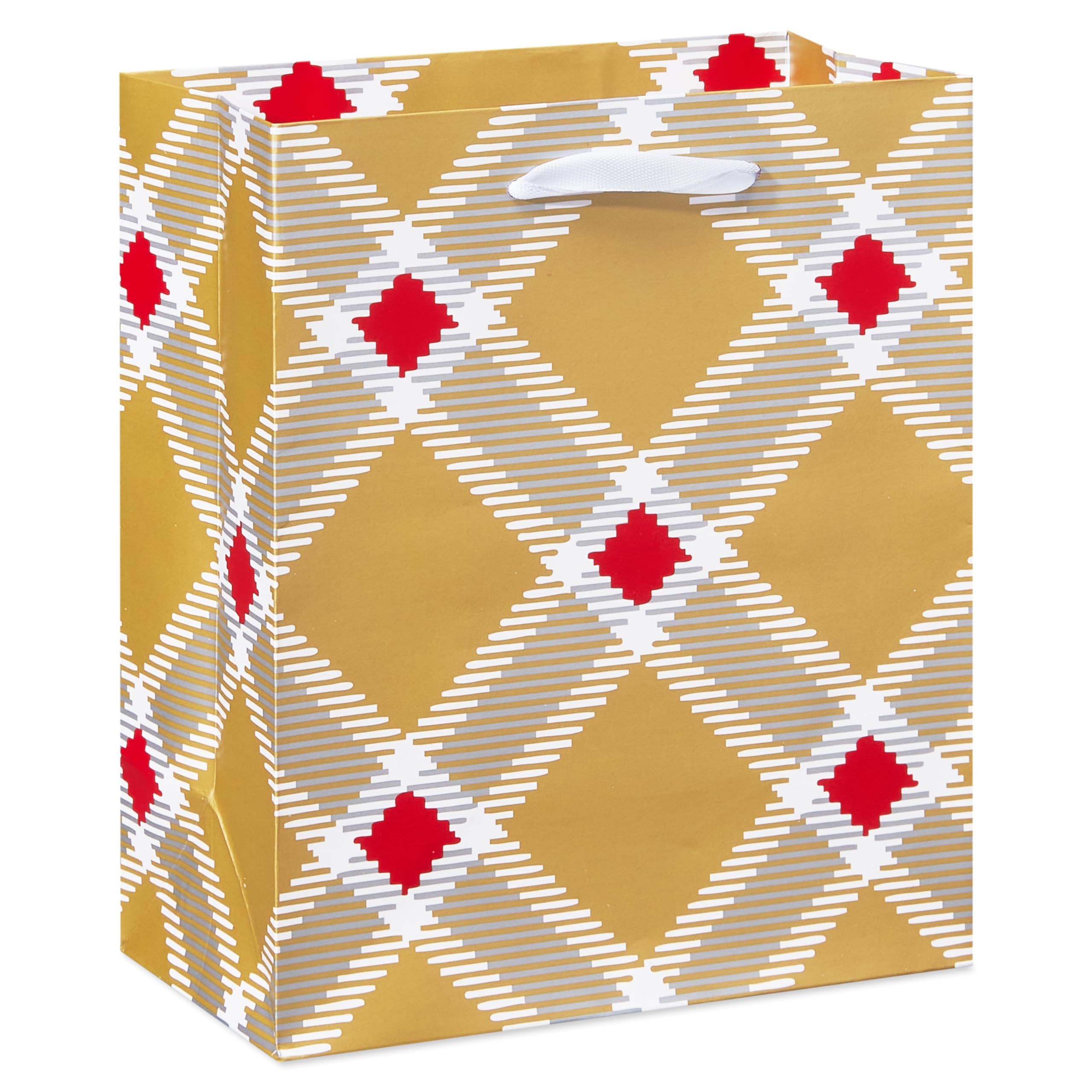 American Greetings Small Gift Bags, Gold and Silver Patterns (5 Bags) - Image 5