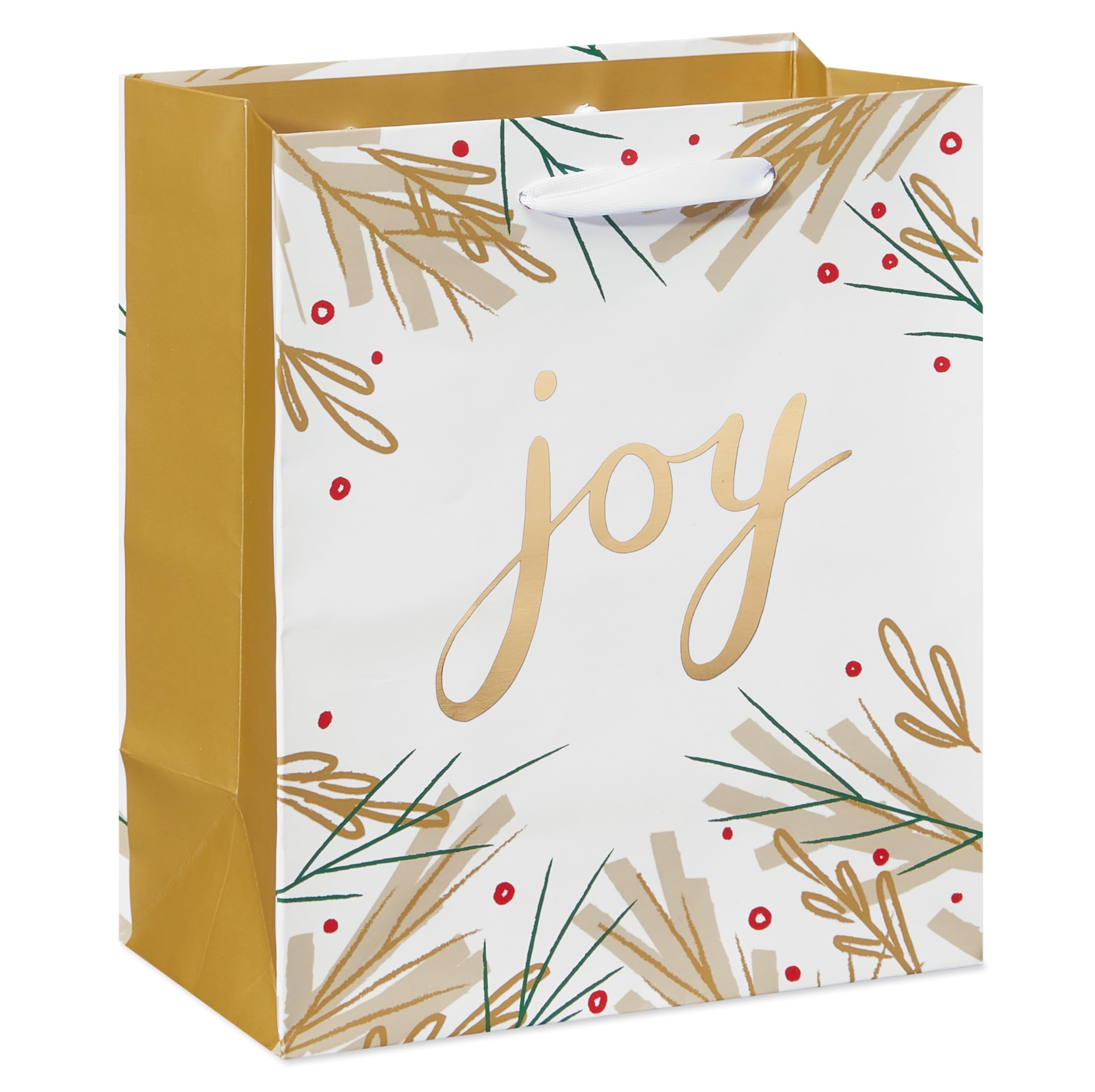 American Greetings Small Gift Bags, Gold and Silver Patterns (5 Bags) - Image 6