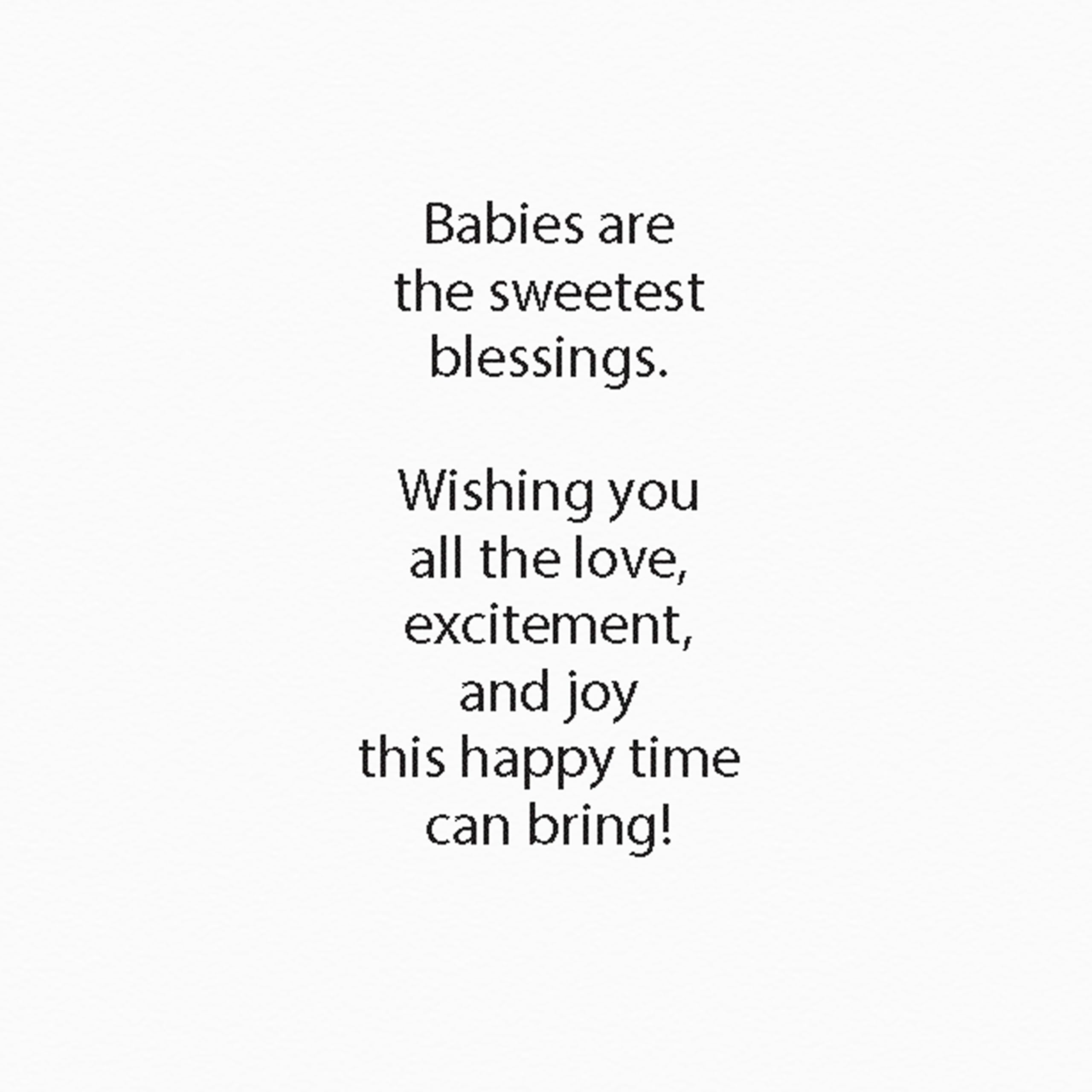 American Greetings Spanish Baby Shower Card (Deseándote Todo El Amor) - Image 6
