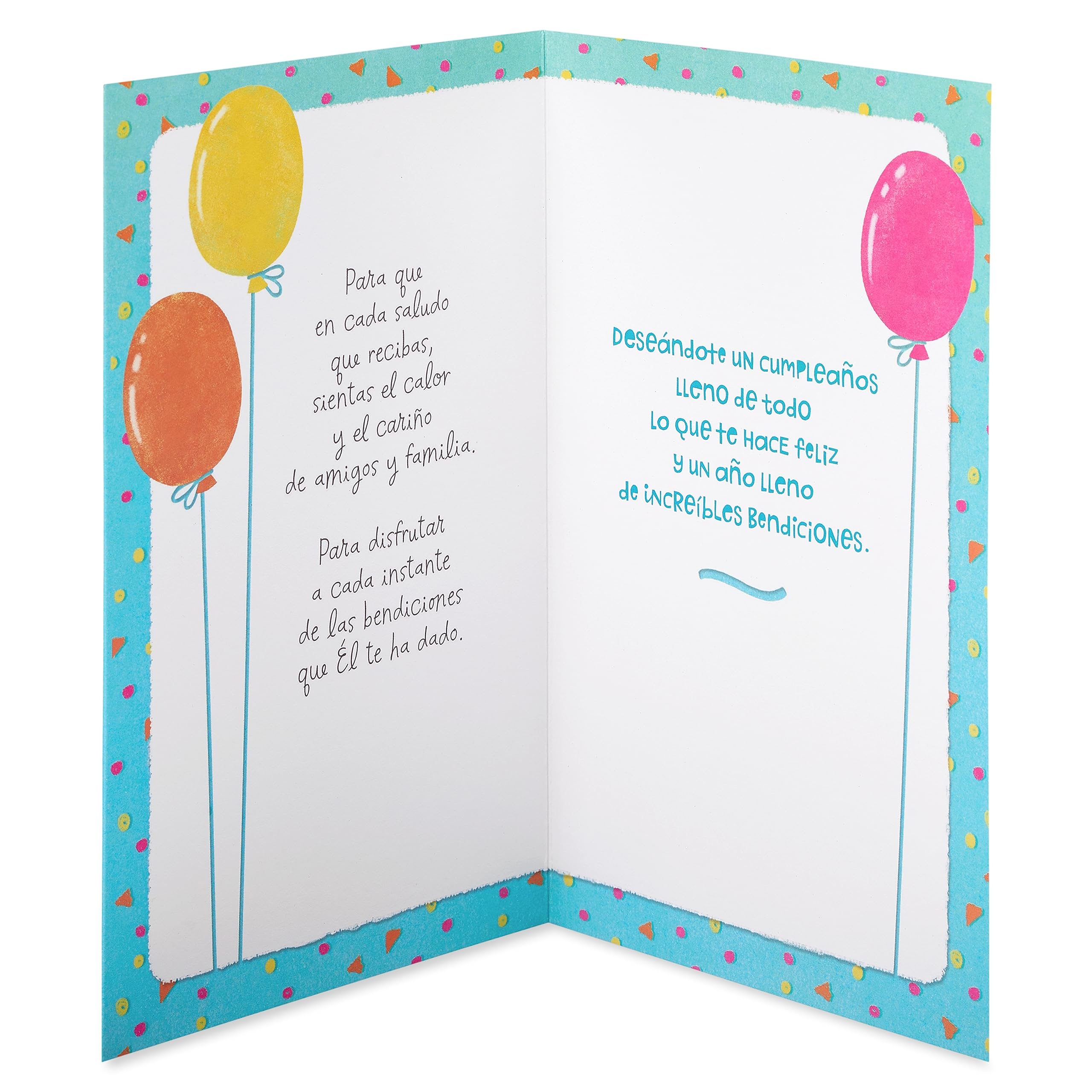 American Greetings Spanish Birthday Card (Disfrutar Cada Instante) - Image 2