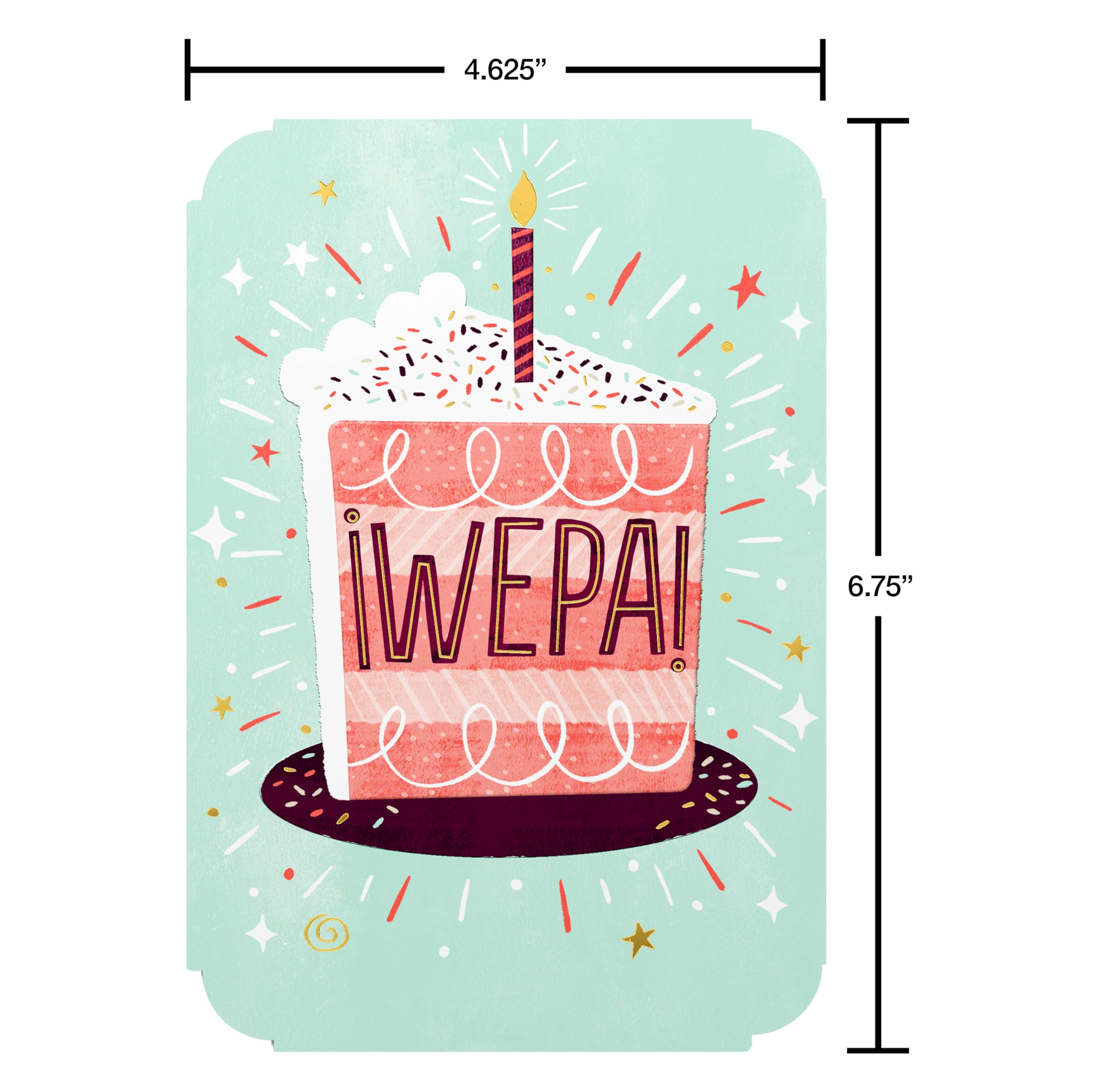American Greetings Spanish Birthday Card (Feliz Cumpleaños) - Image 5