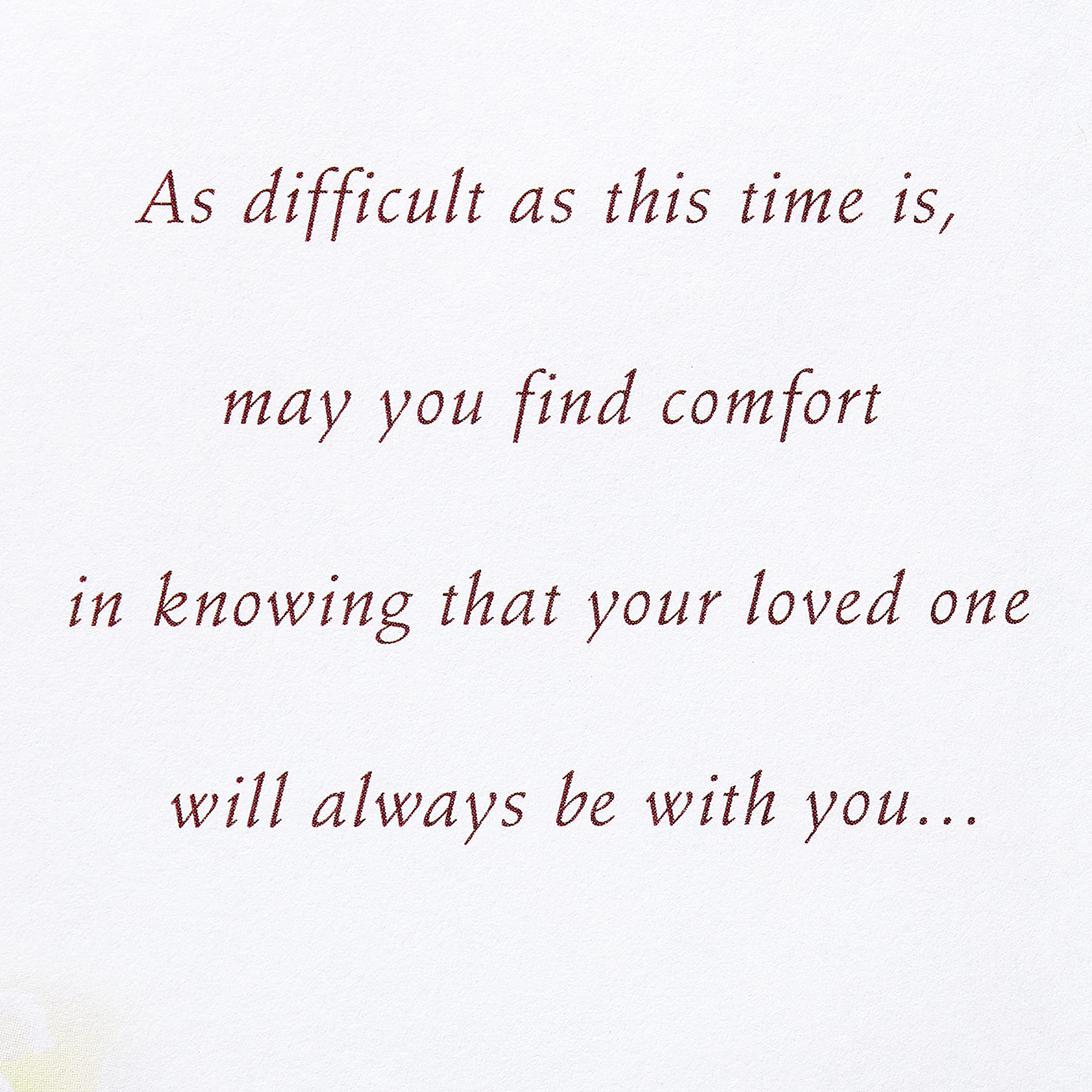 American Greetings Sympathy Card (Always Be With You) - Image 3