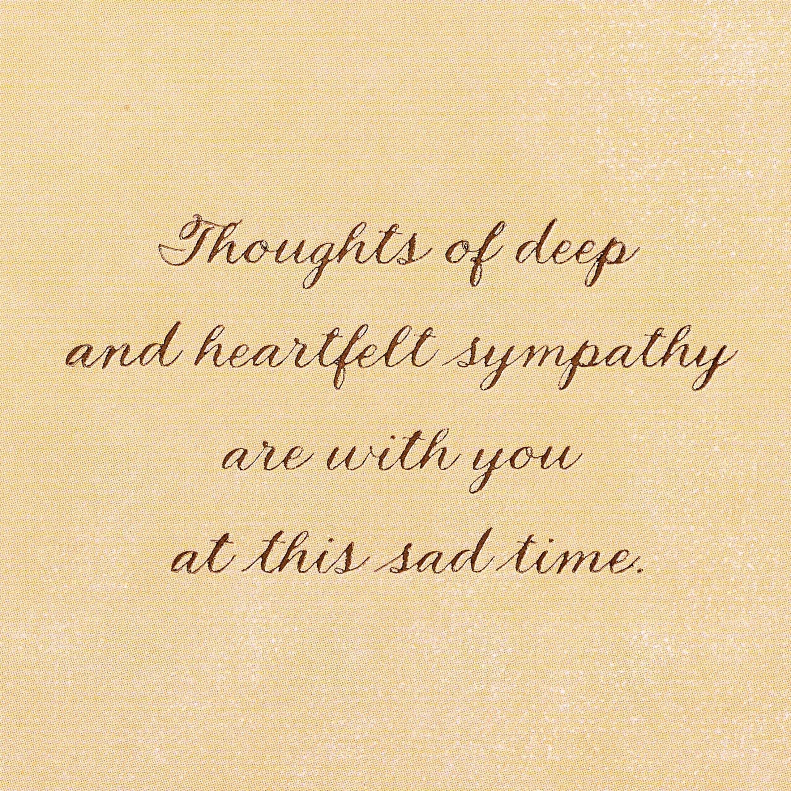 American Greetings Sympathy Card for Loss of Child (This Sad Time) - Image 3
