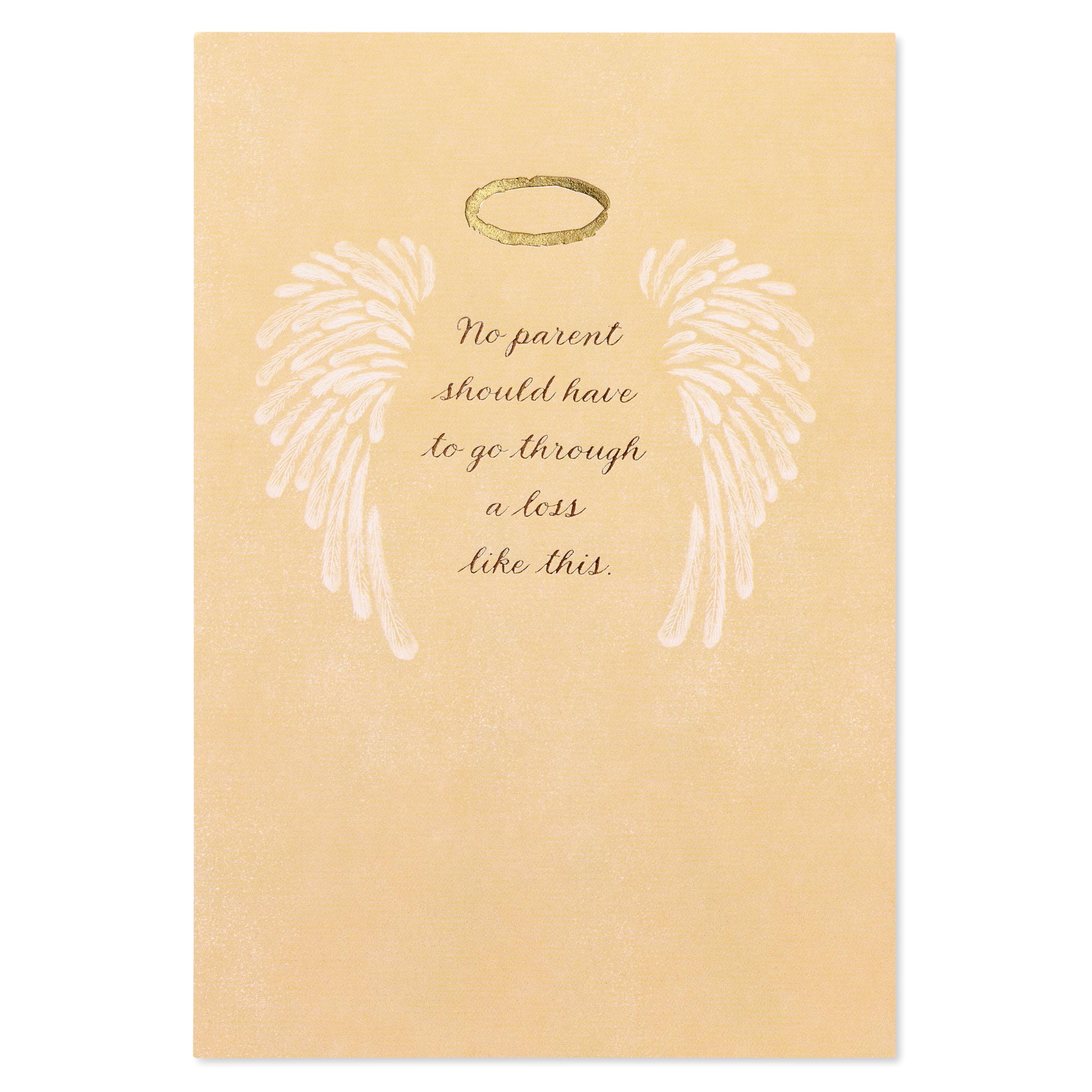 American Greetings Sympathy Card for Loss of Child (This Sad Time) - Image 4