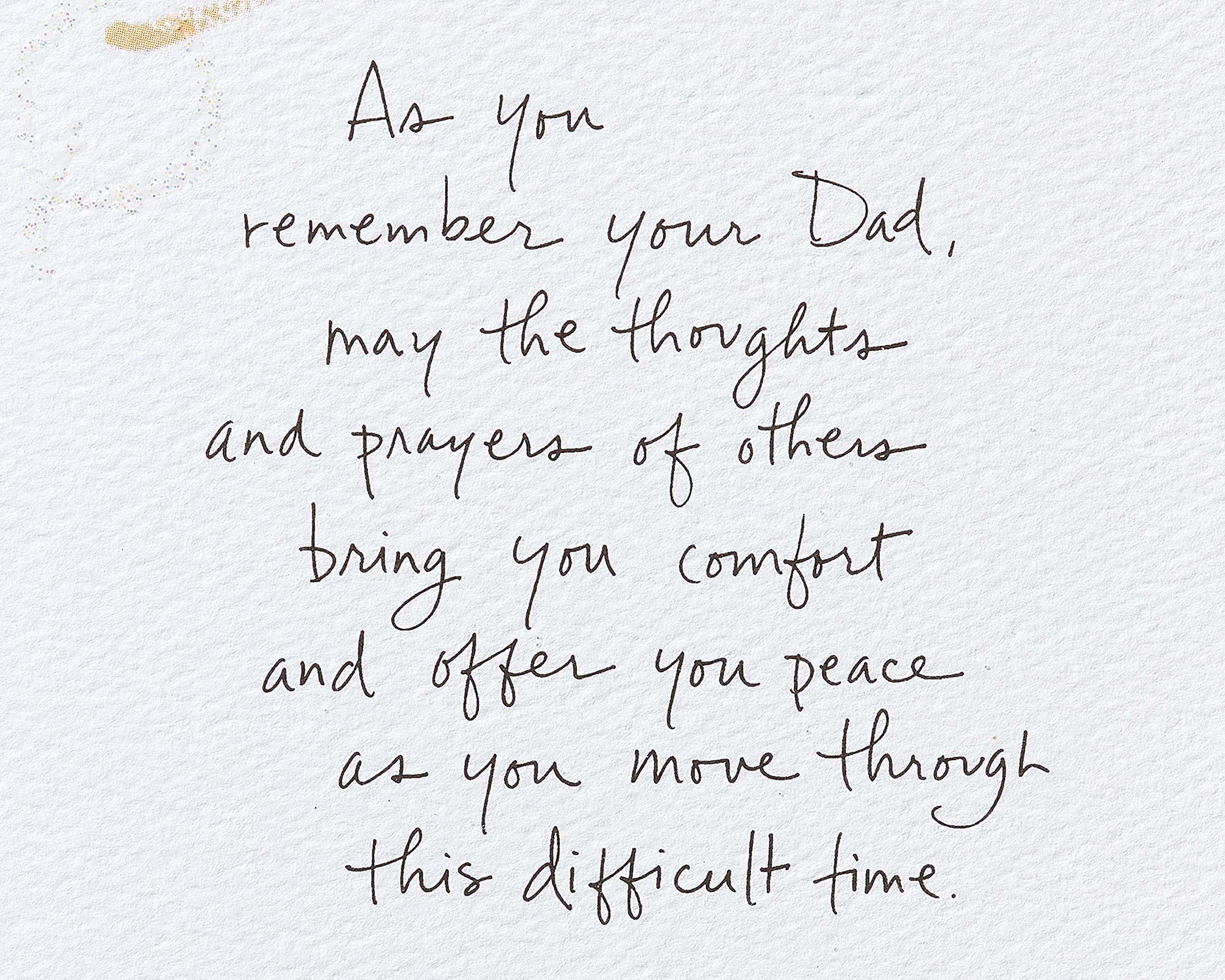 American Greetings Sympathy Card for Loss of Father (Never Easy) - Image 3