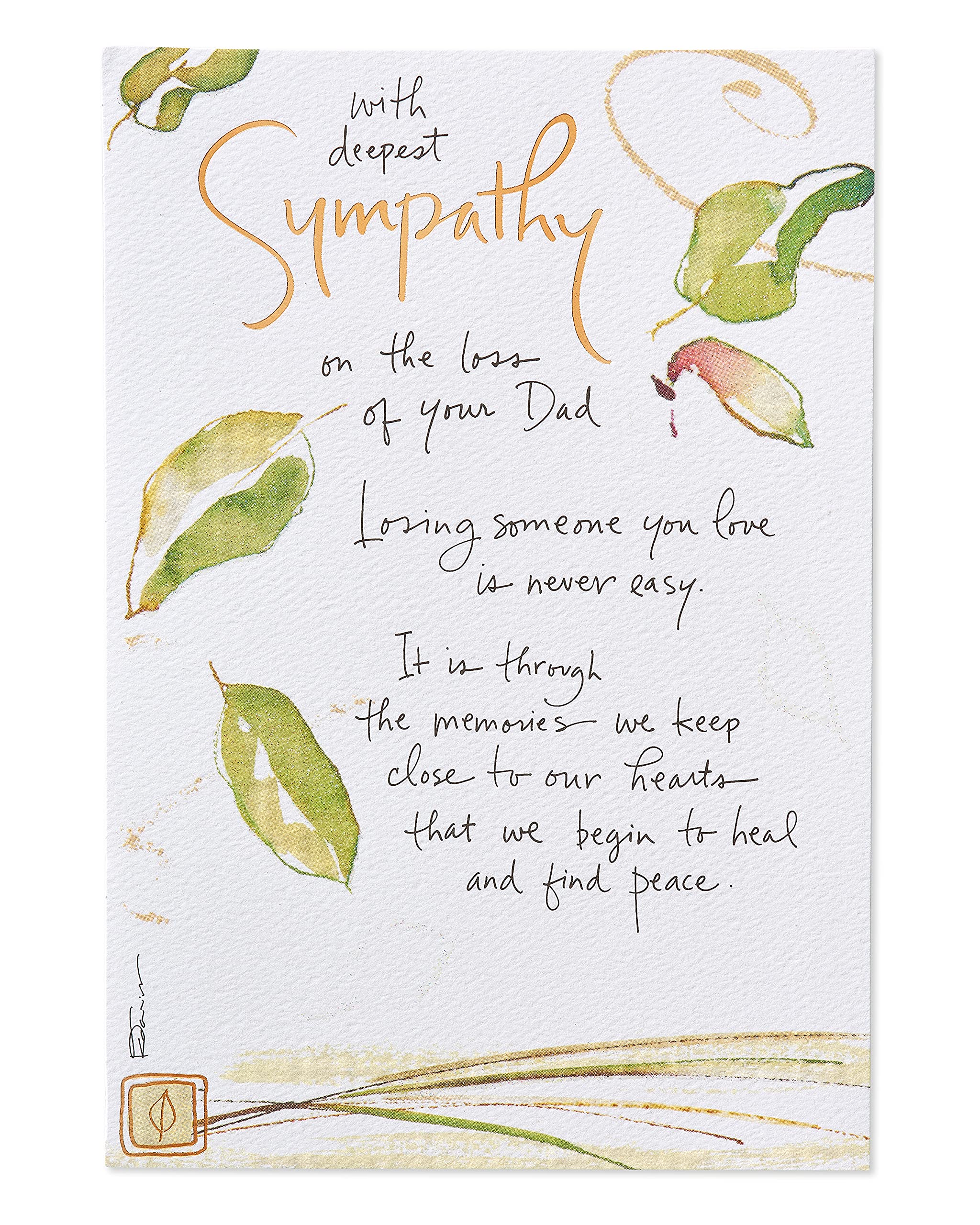 American Greetings Sympathy Card for Loss of Father (Never Easy) - Image 4