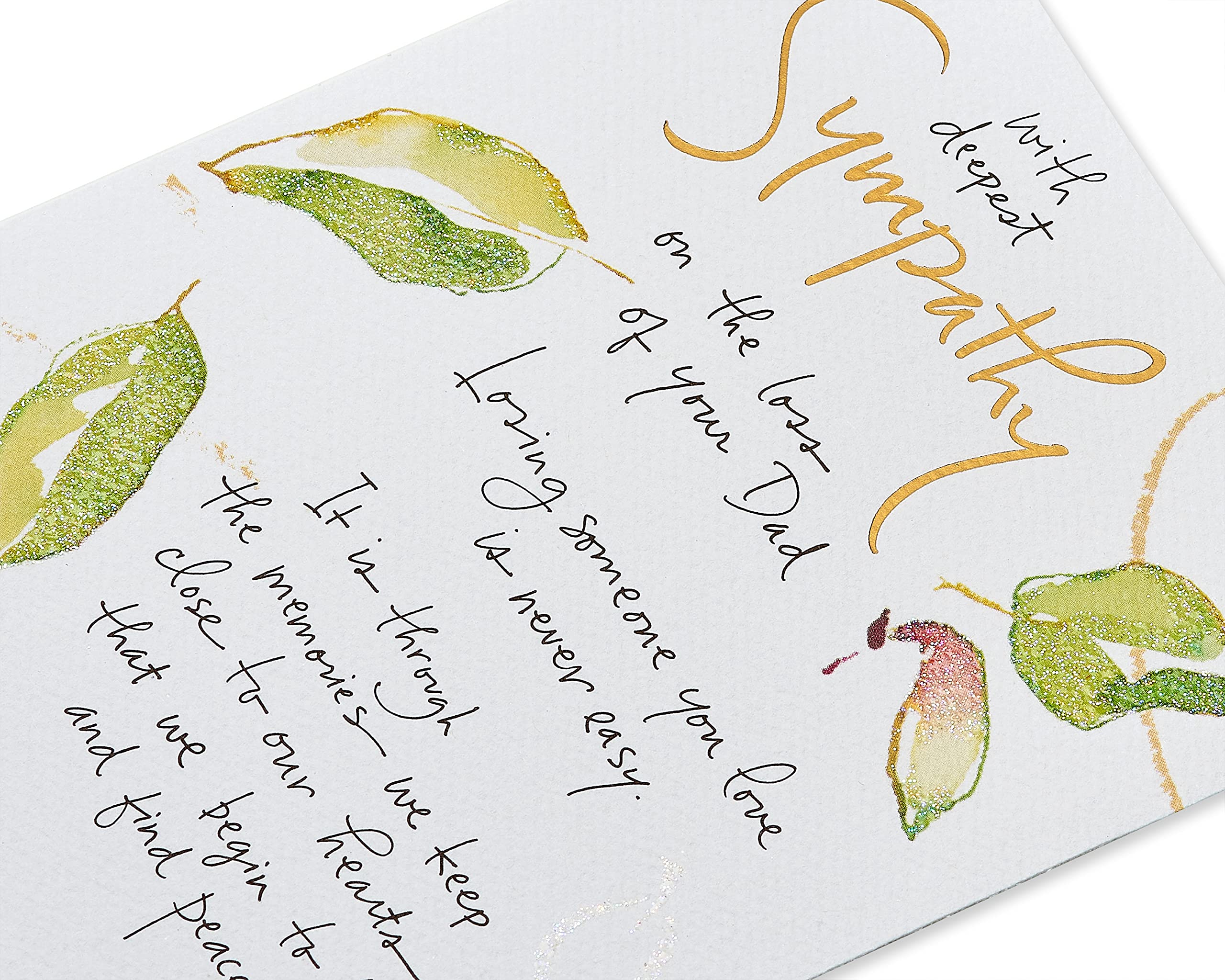 American Greetings Sympathy Card for Loss of Father (Never Easy) - Image 5