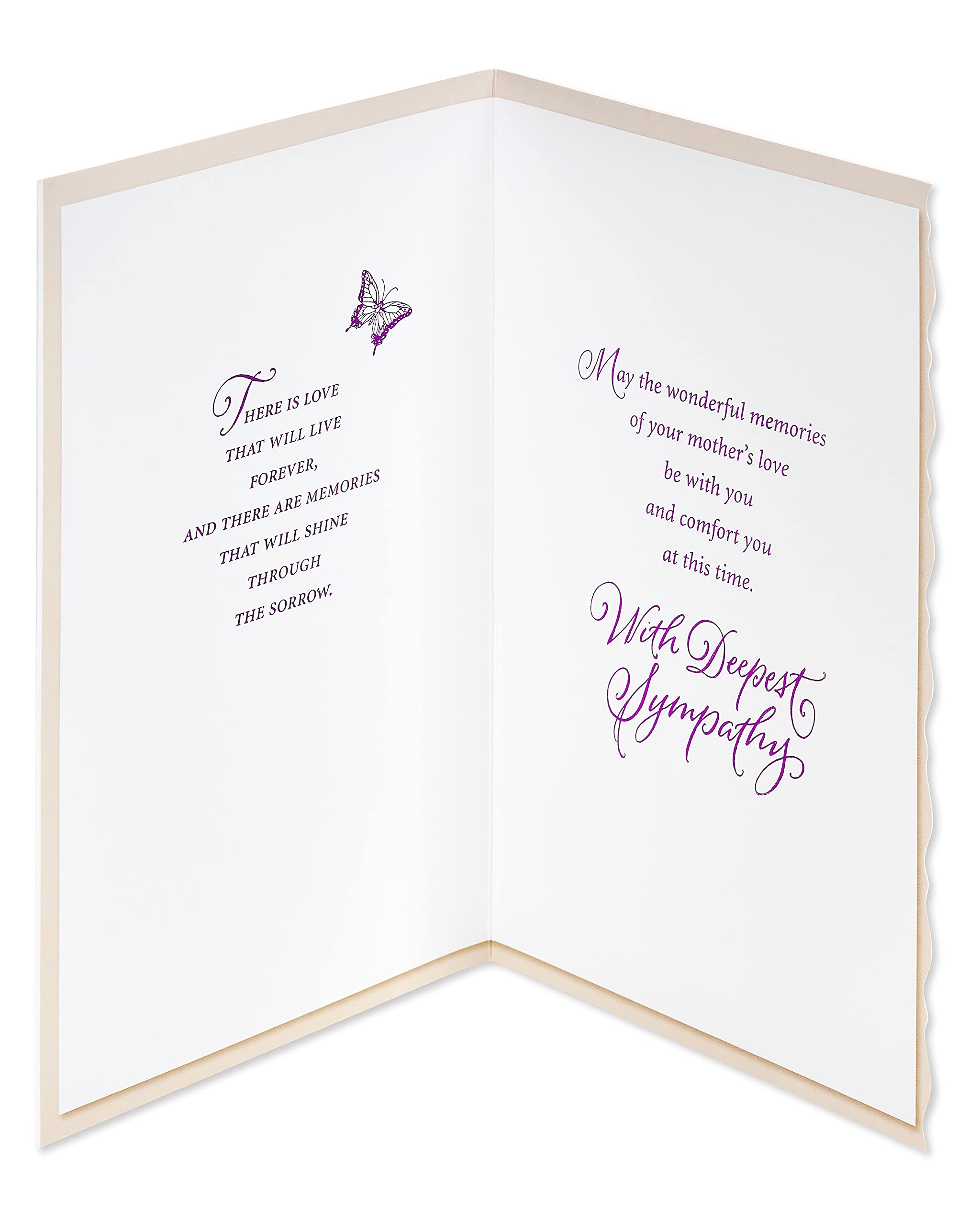 American Greetings Sympathy Card for Loss of Mother (Thinking of You) - Image 2