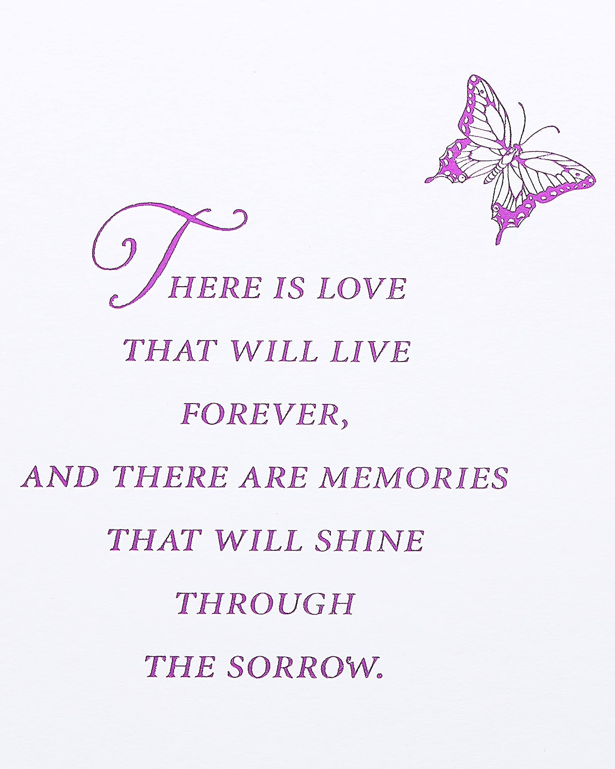 American Greetings Sympathy Card for Loss of Mother (Thinking of You) - Image 3