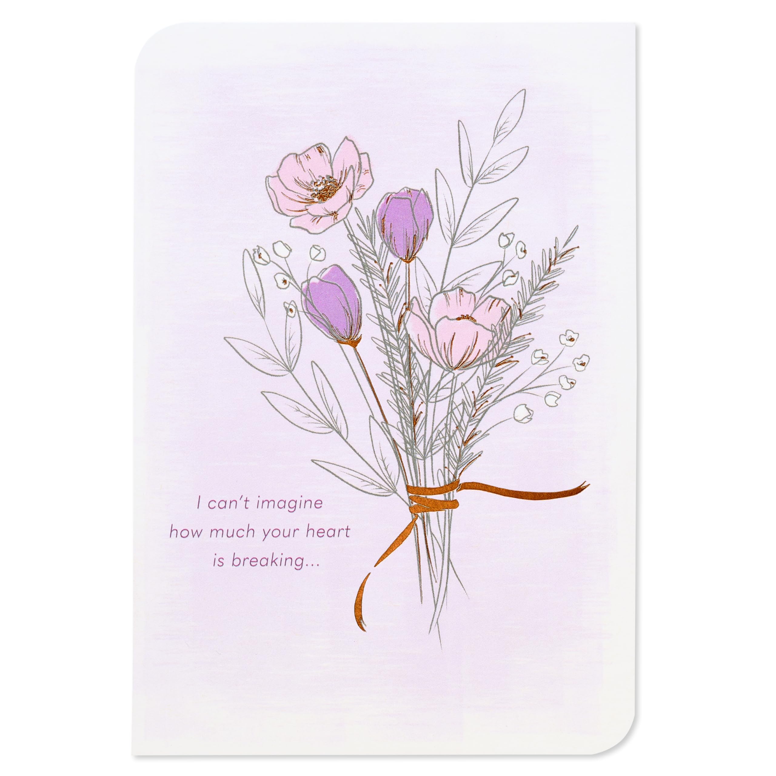 American Greetings Sympathy Card for Miscarriage (I'm Here For You) - Image 4