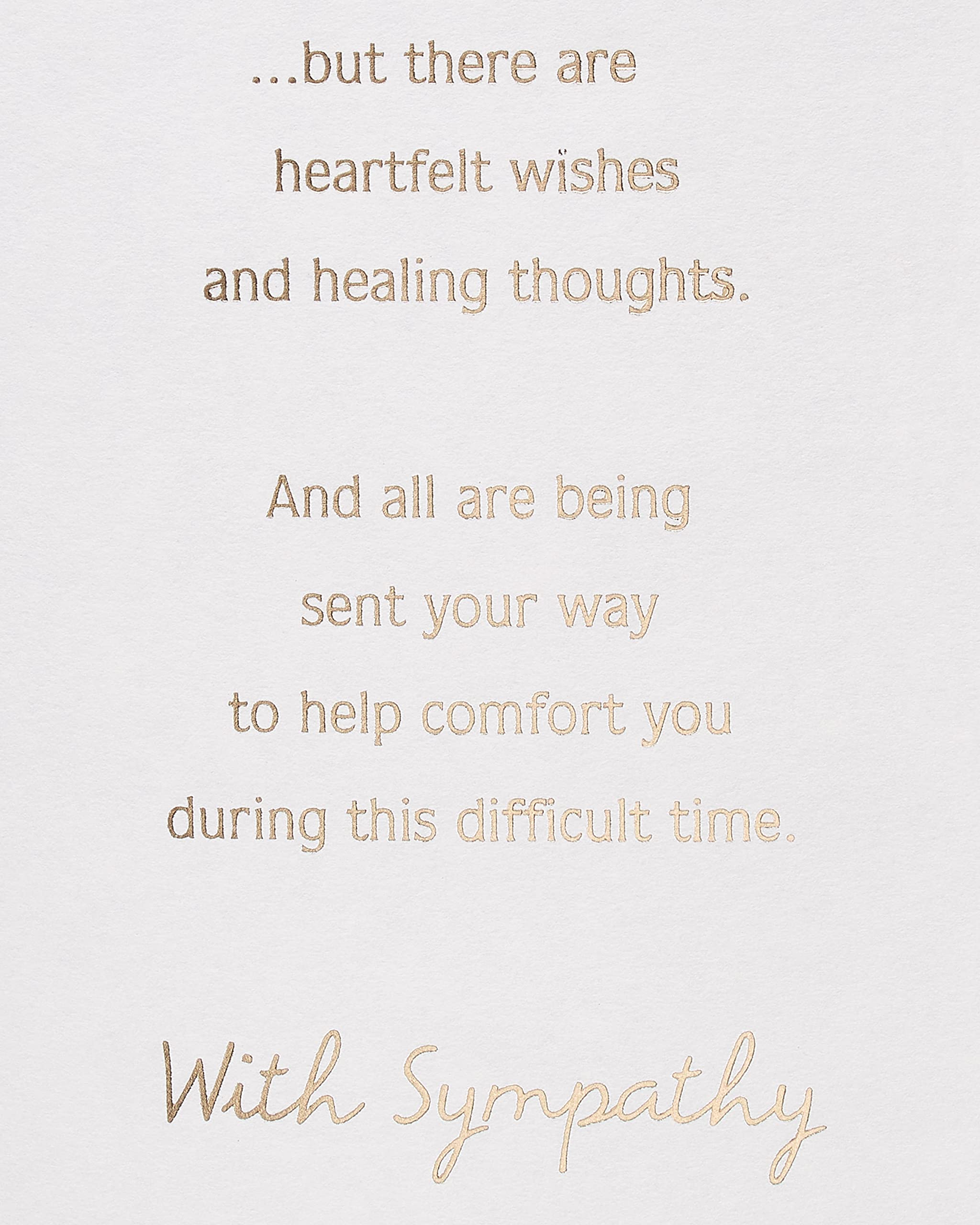American Greetings Sympathy Card (Healing Thoughts) - Image 3