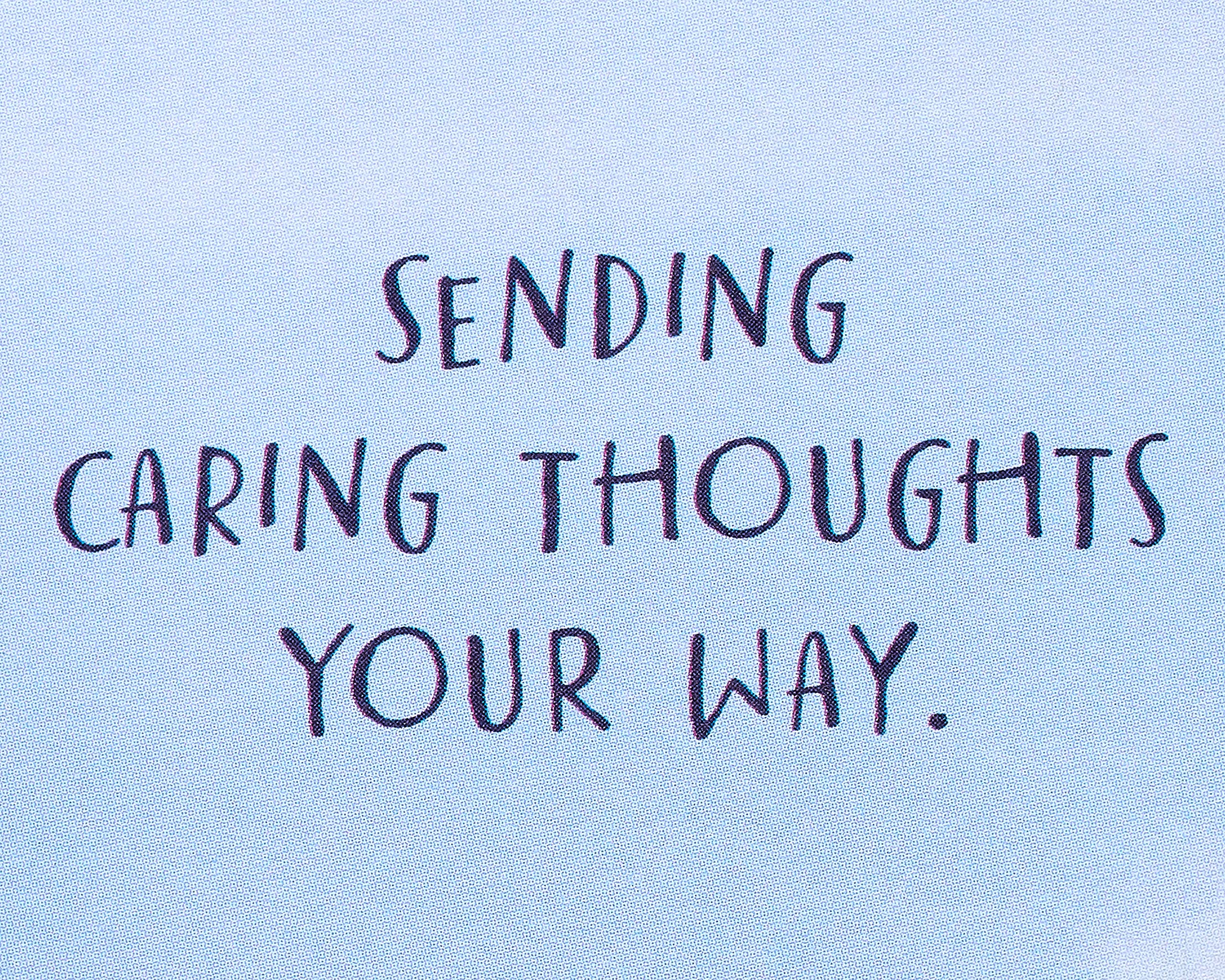 American Greetings Sympathy Card (Sending Caring Thoughts) - Image 3
