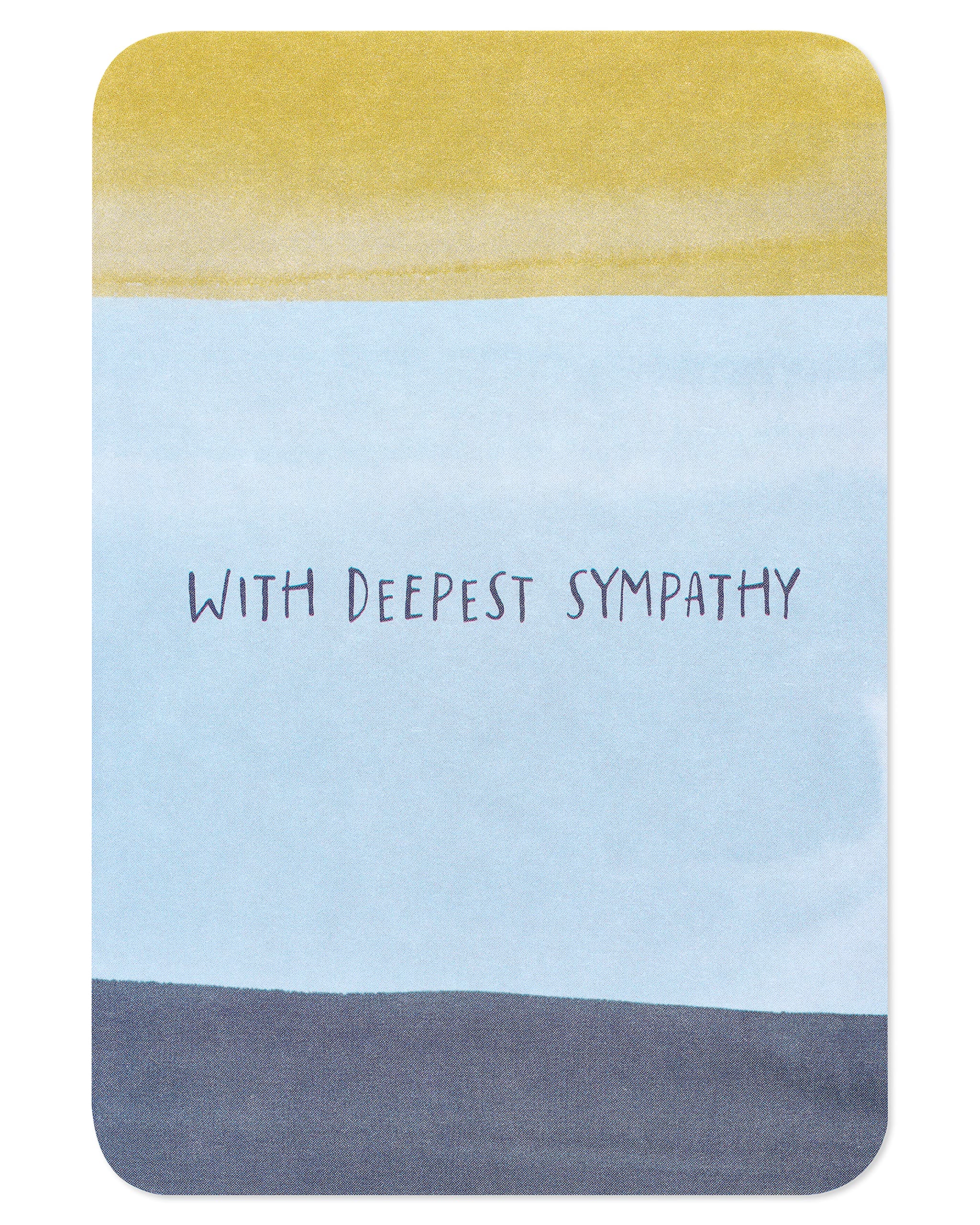 American Greetings Sympathy Card (Sending Caring Thoughts) - Image 4