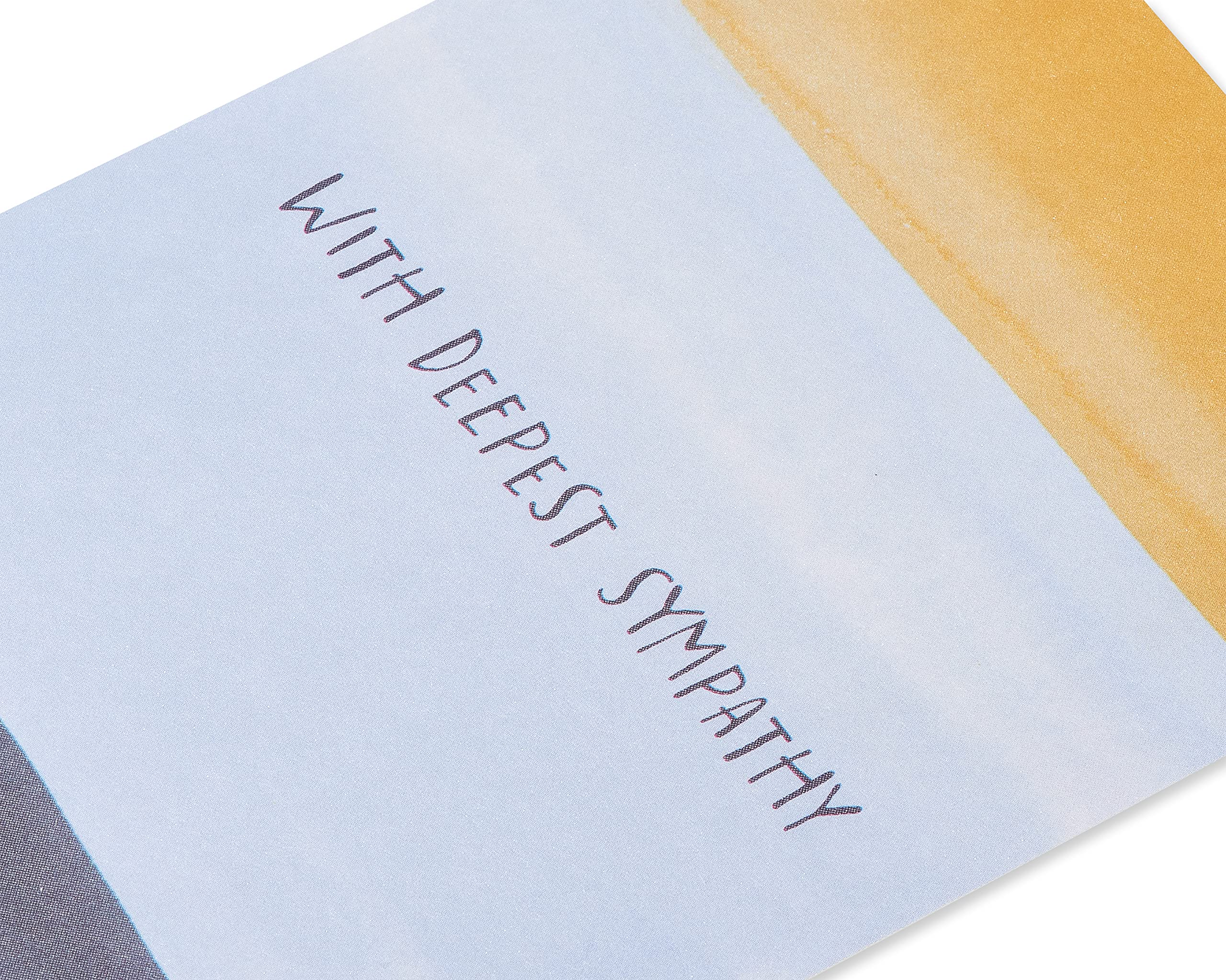 American Greetings Sympathy Card (Sending Caring Thoughts) - Image 5
