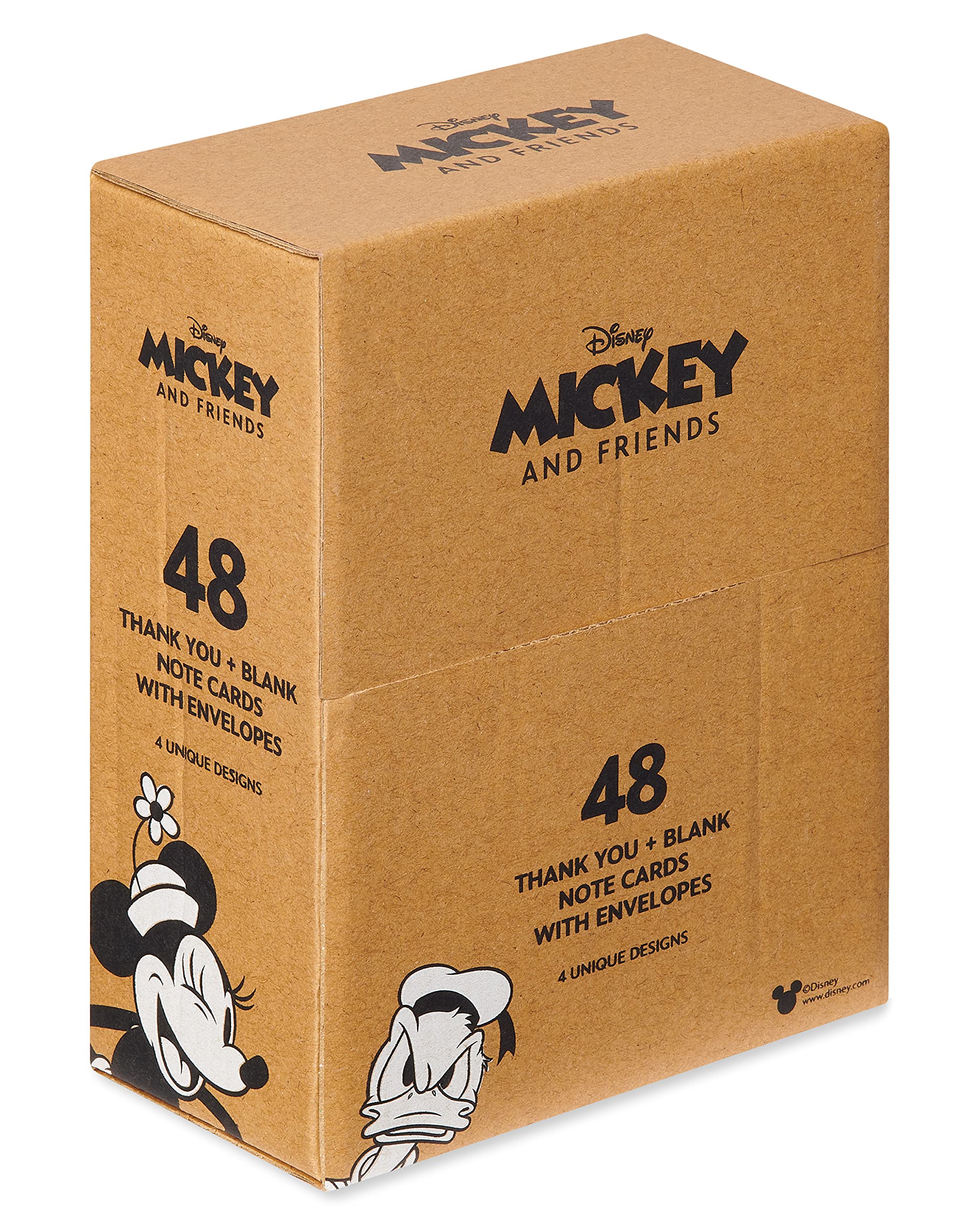 American Greetings Thank You and Blank Cards Bundle with Envelopes, Mickey Mouse (48-Count) - Image 3