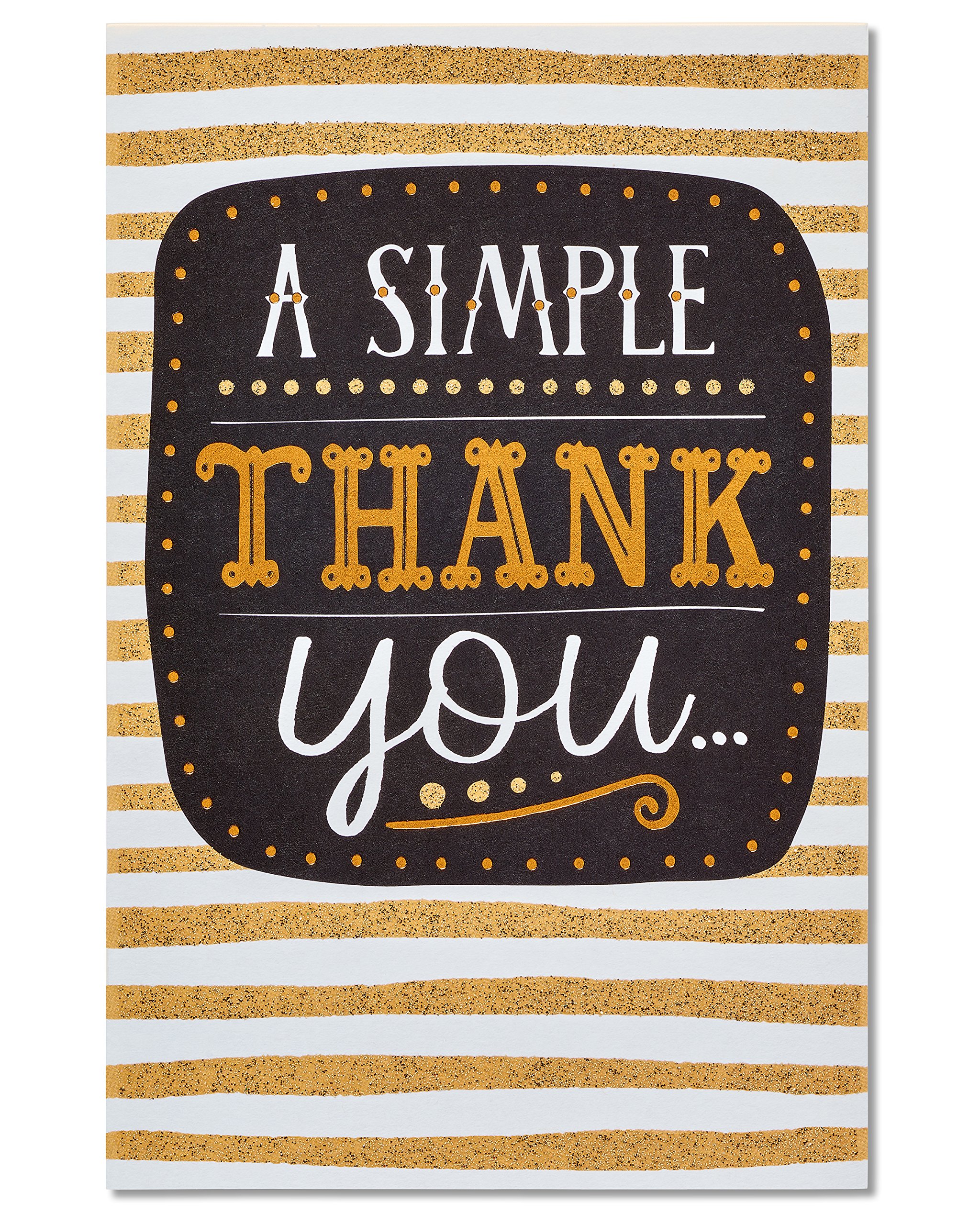 American Greetings Thank You Card (A Simple Thank You) - Image 3