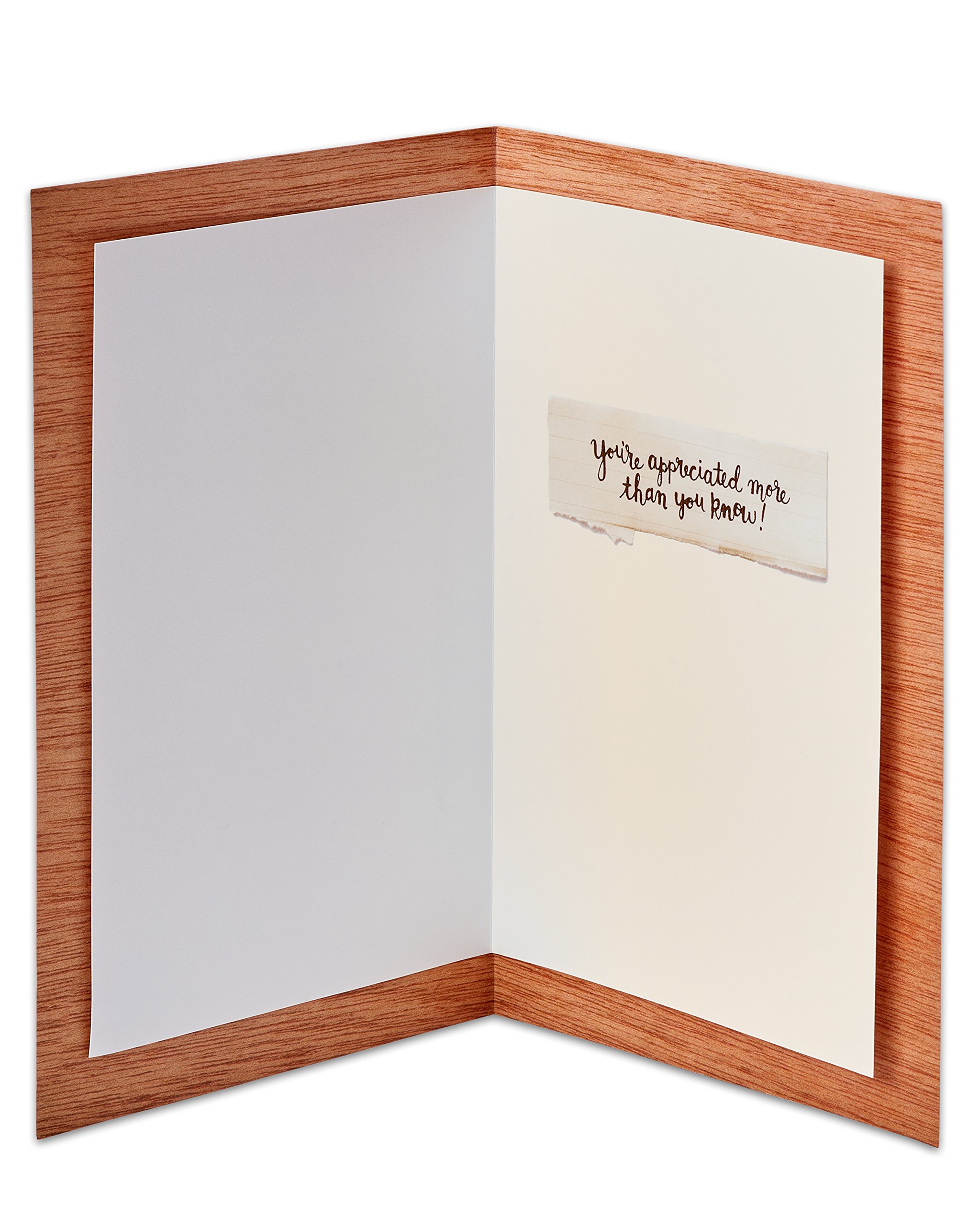 American Greetings Thank You Card (Appreciated) - Image 2