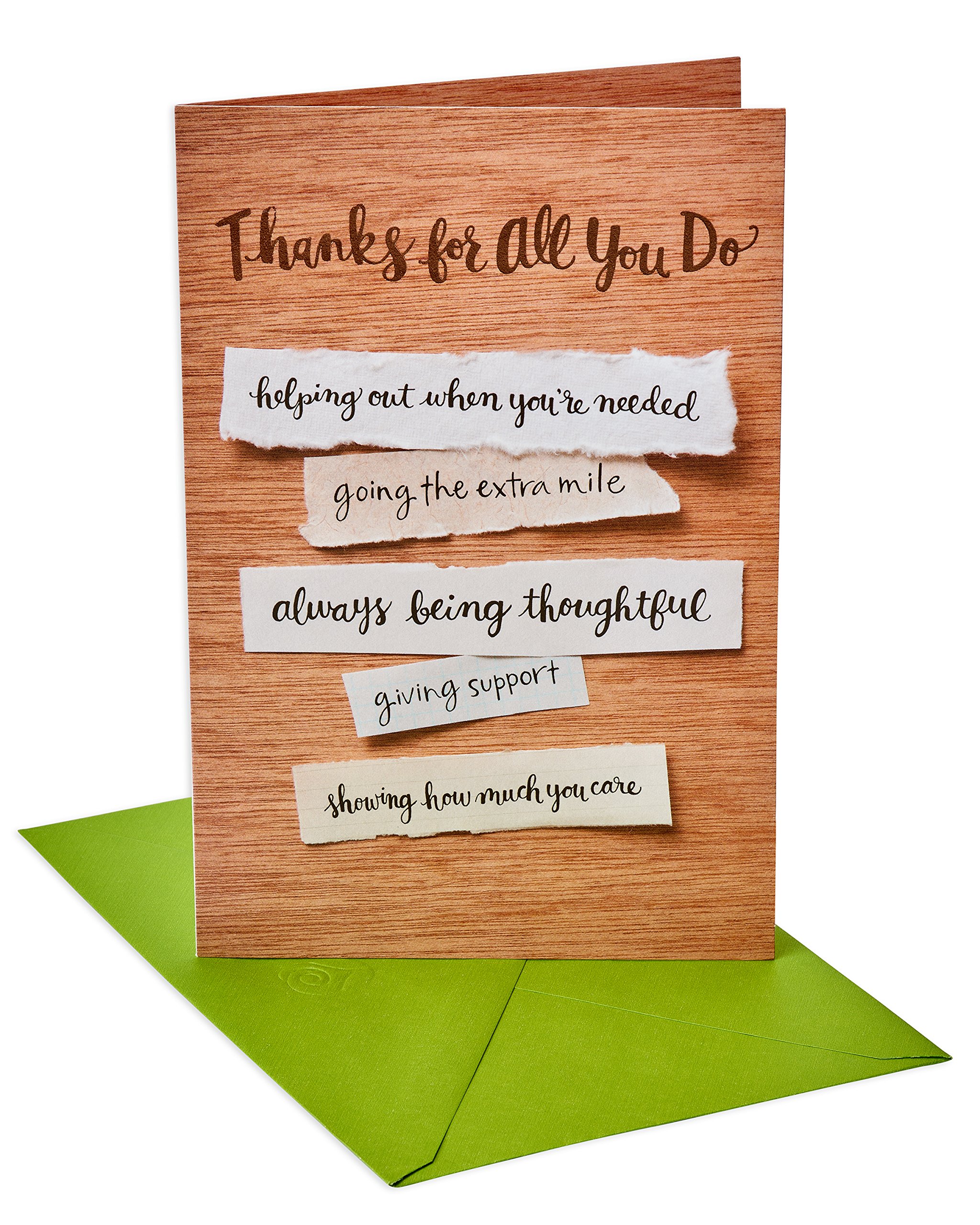 American Greetings Thank You Card (Appreciated) - Image 3