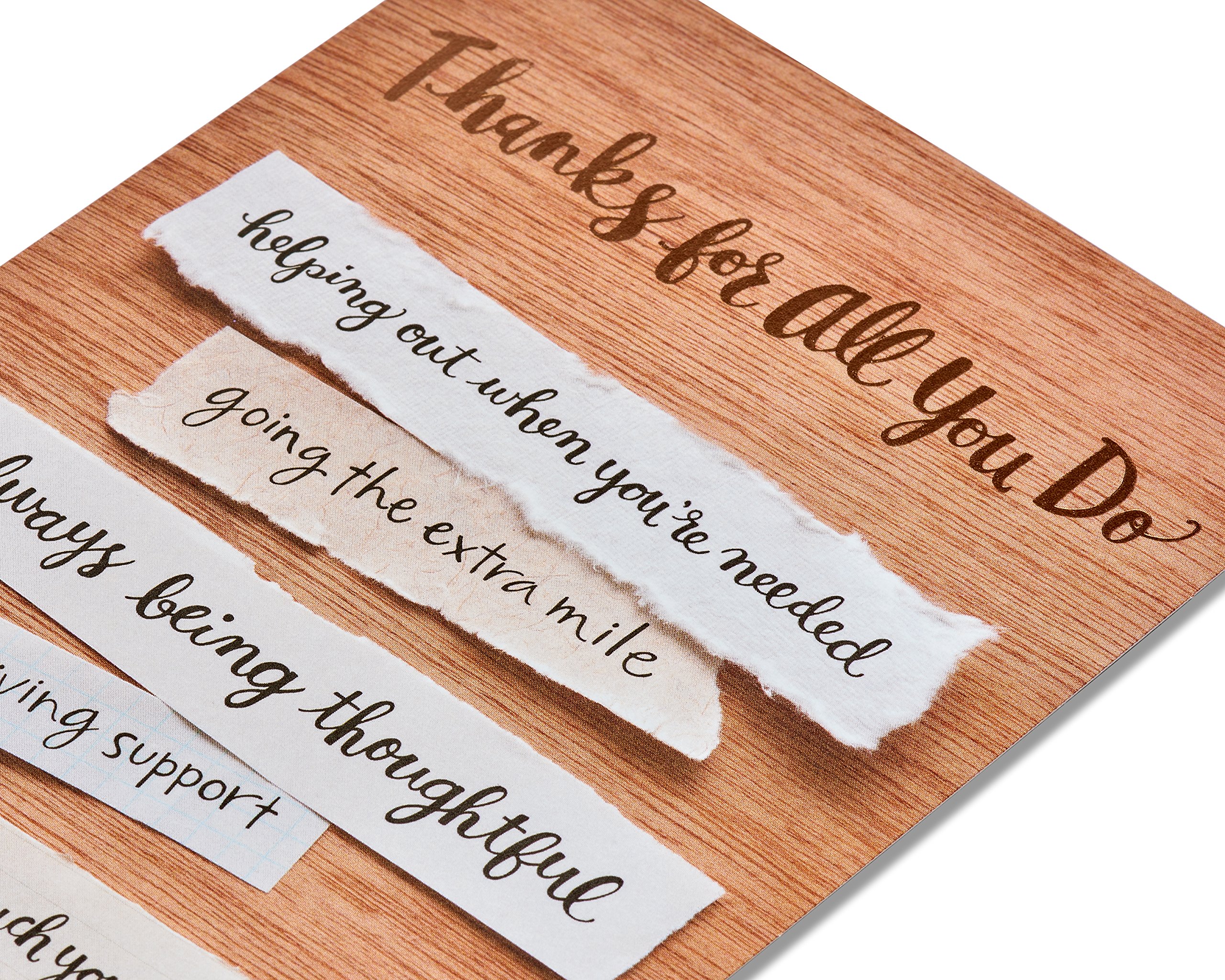 American Greetings Thank You Card (Appreciated) - Image 4
