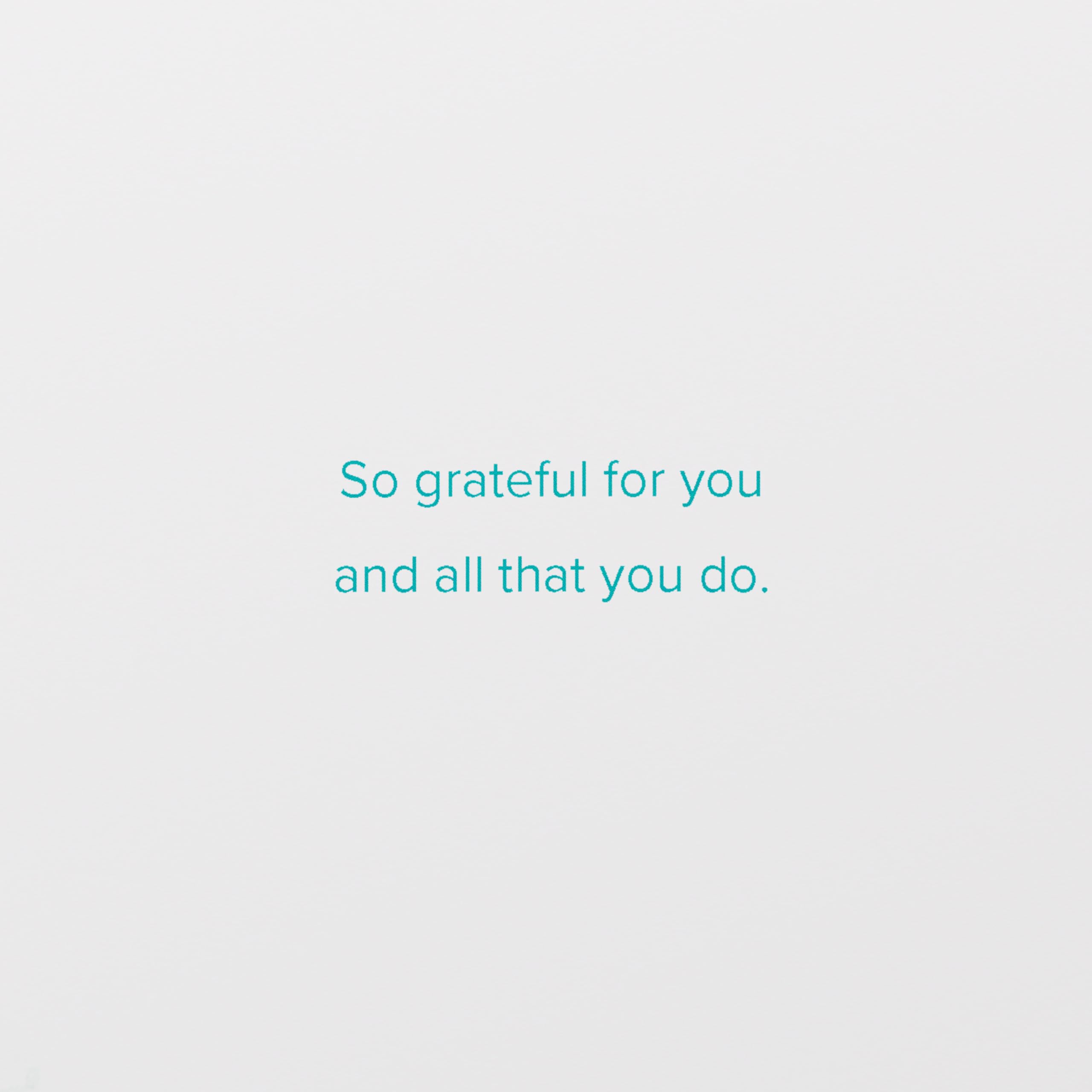 American Greetings Thank You Card for Caregiver (So Grateful) - Image 3