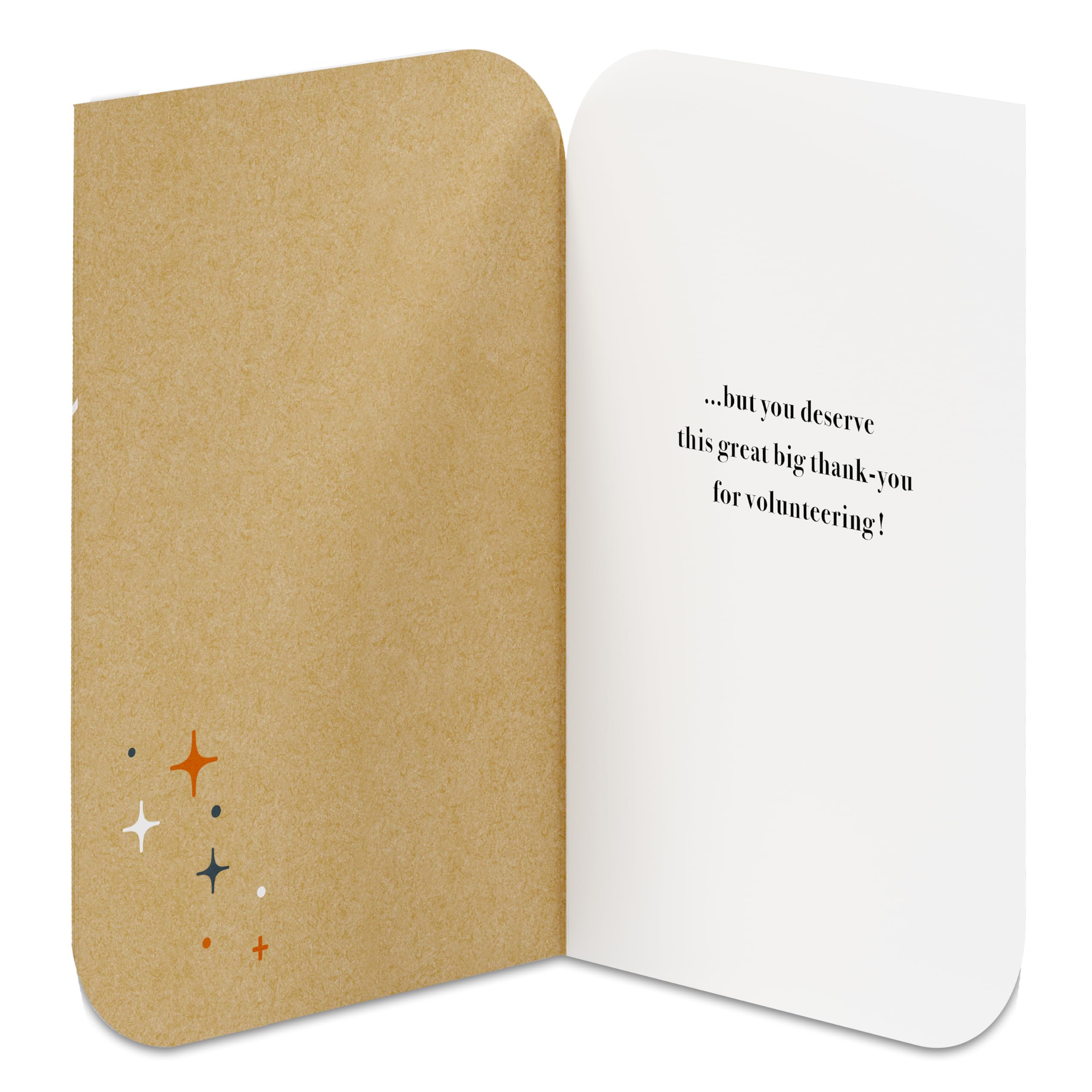 American Greetings Thank You Card for Volunteers (Great Big Thank You) - Image 2