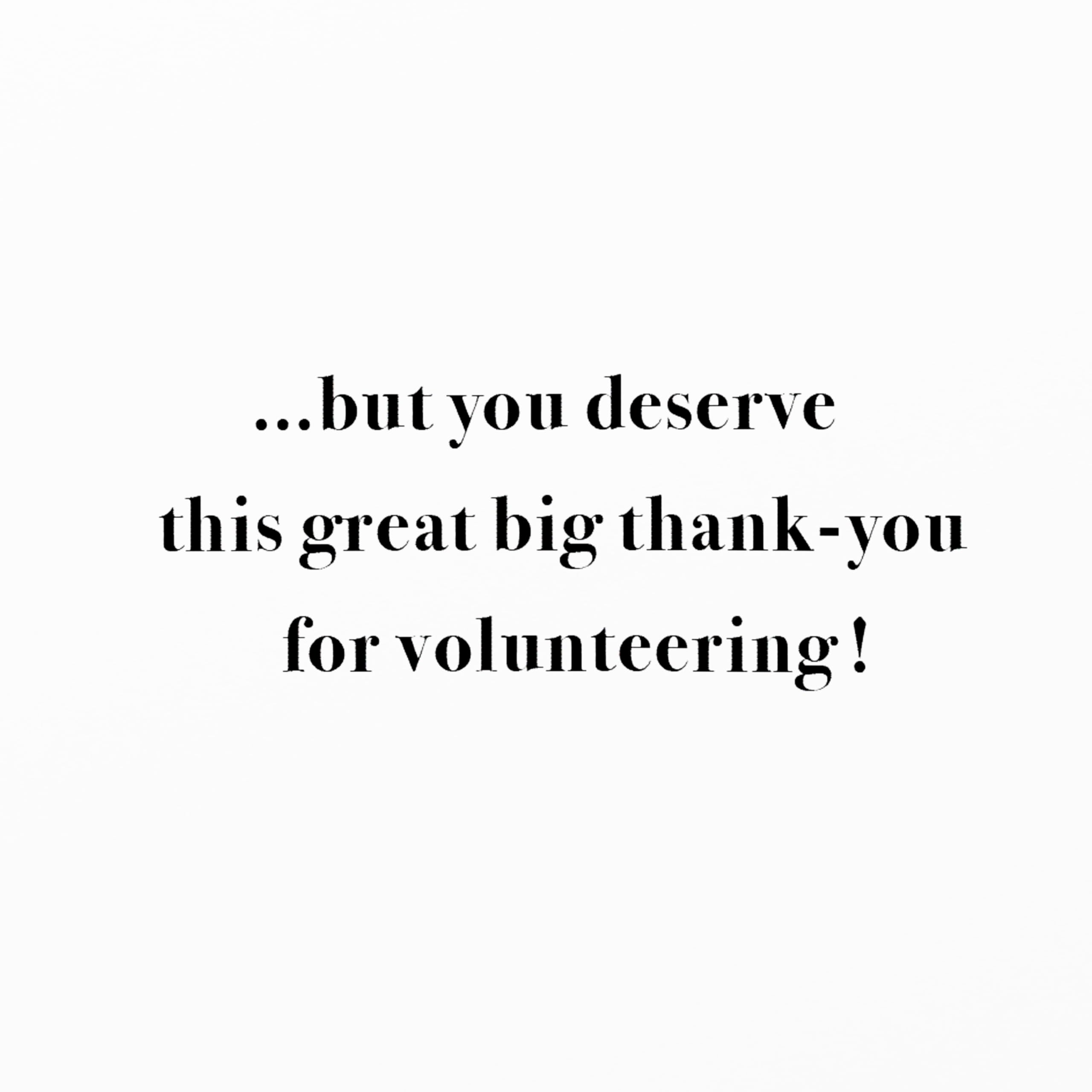 American Greetings Thank You Card for Volunteers (Great Big Thank You) - Image 3