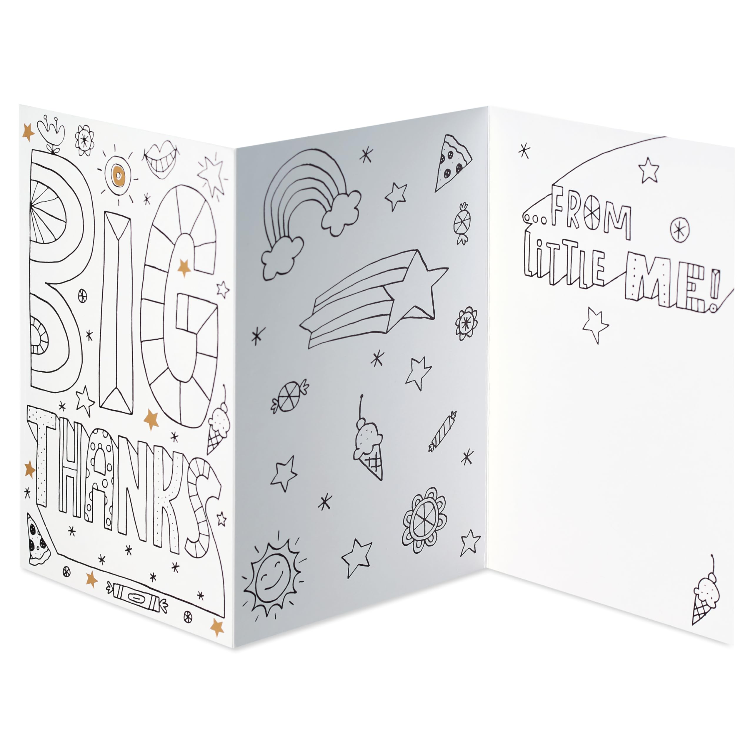 American Greetings Thank You Card from Child (Little Me) - Image 2
