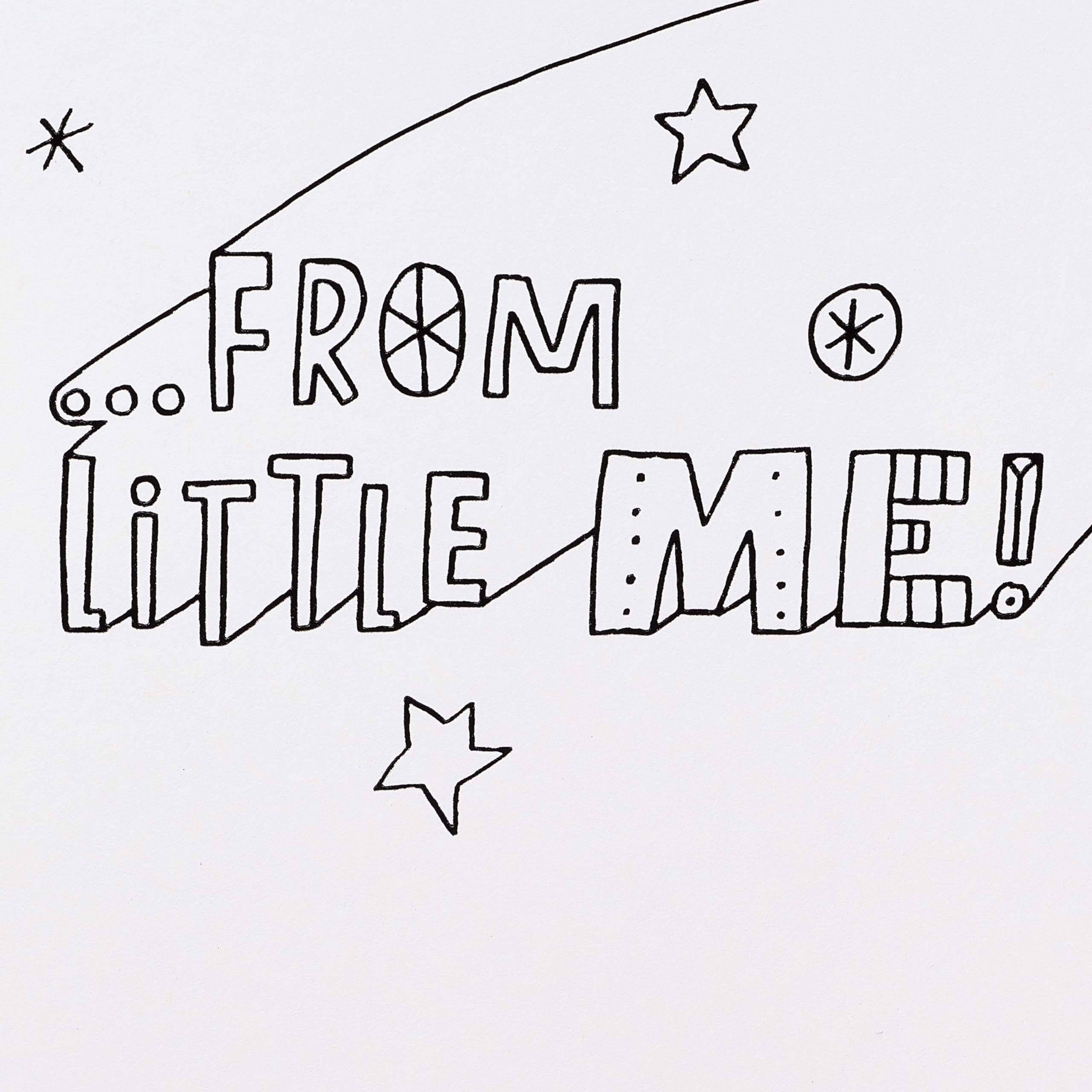 American Greetings Thank You Card from Child (Little Me) - Image 3