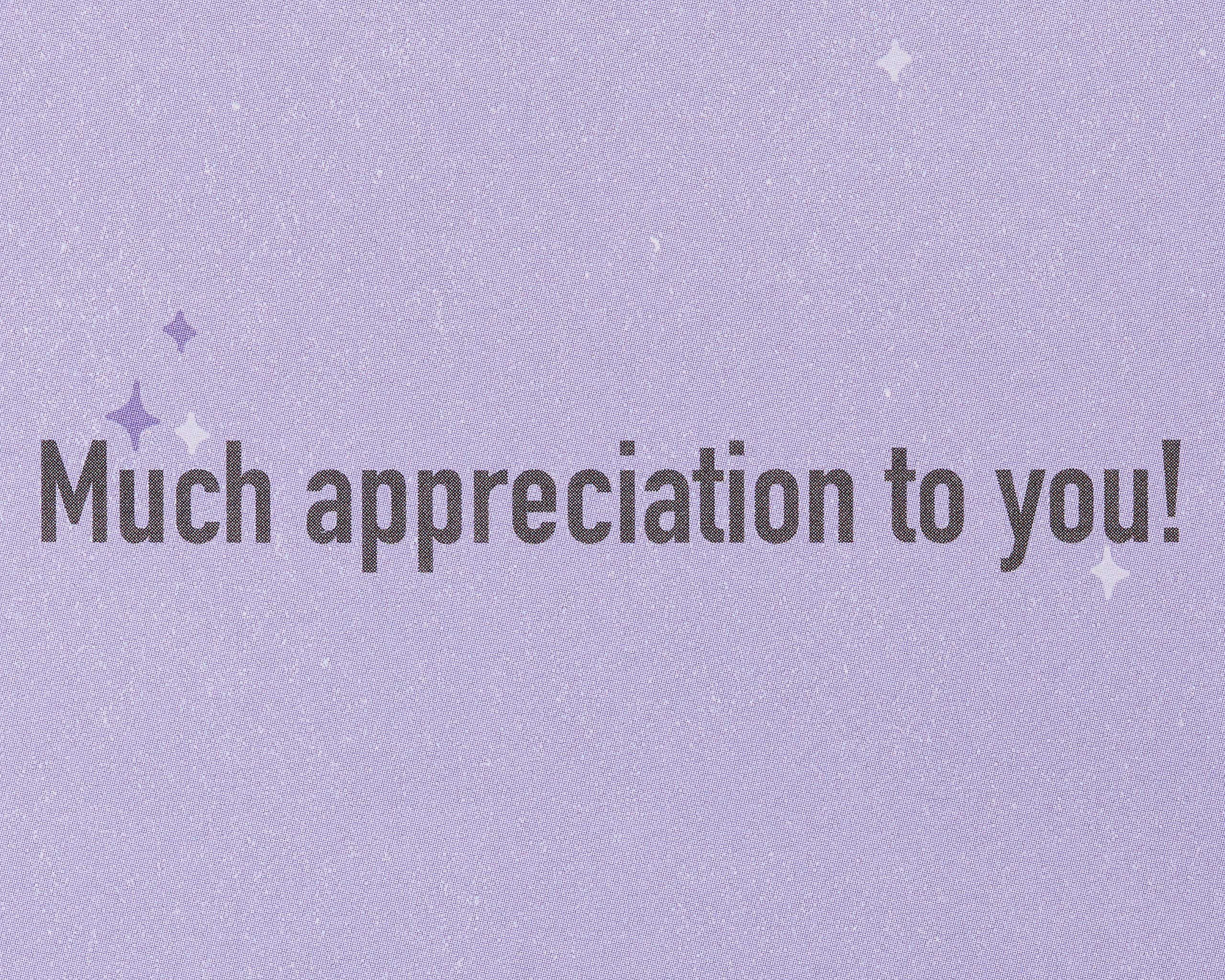 American Greetings Thank You Card (Much Appreciation) - Image 3