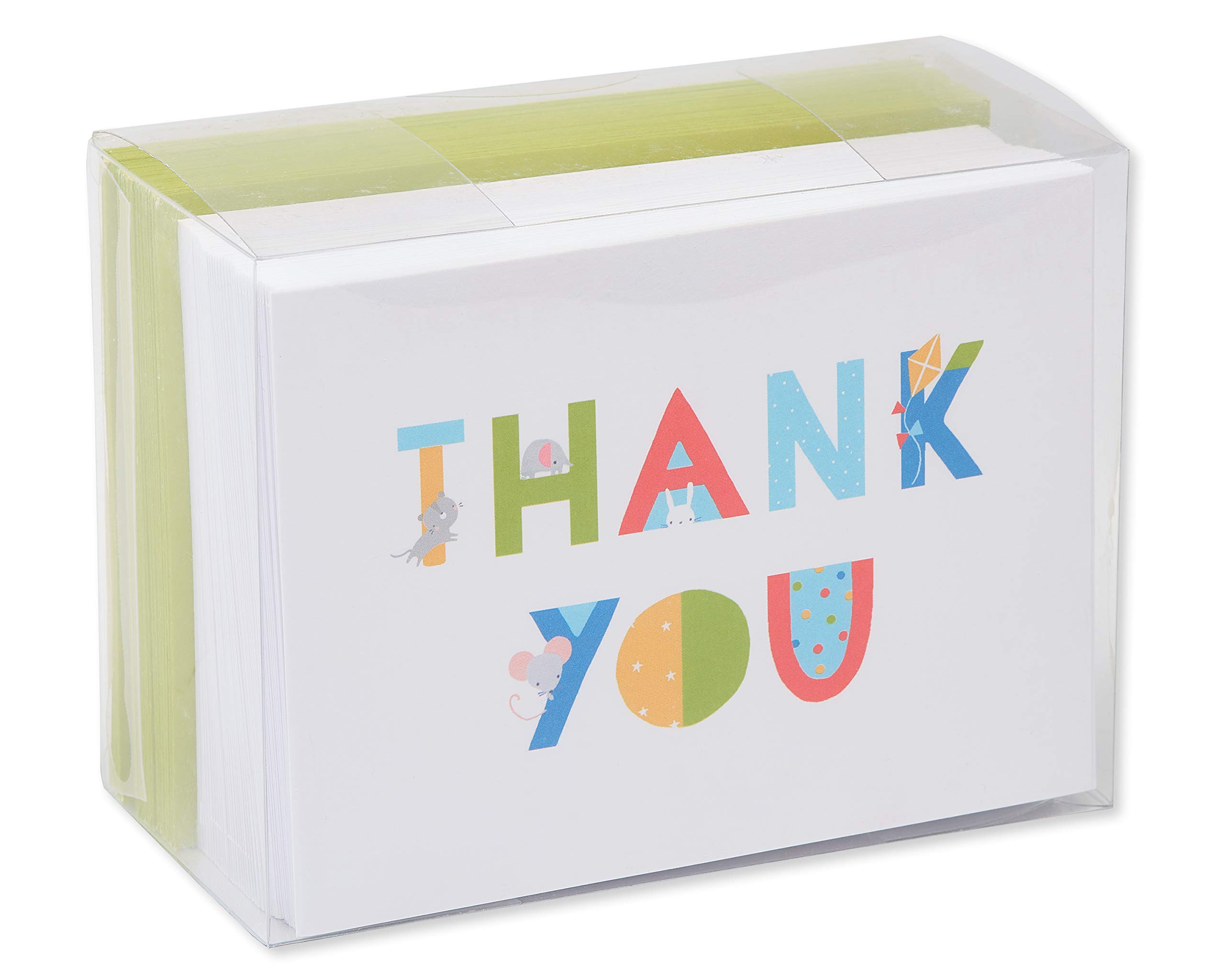 American Greetings Thank You Cards with Envelopes, Baby Icons (50-Count) - Image 4