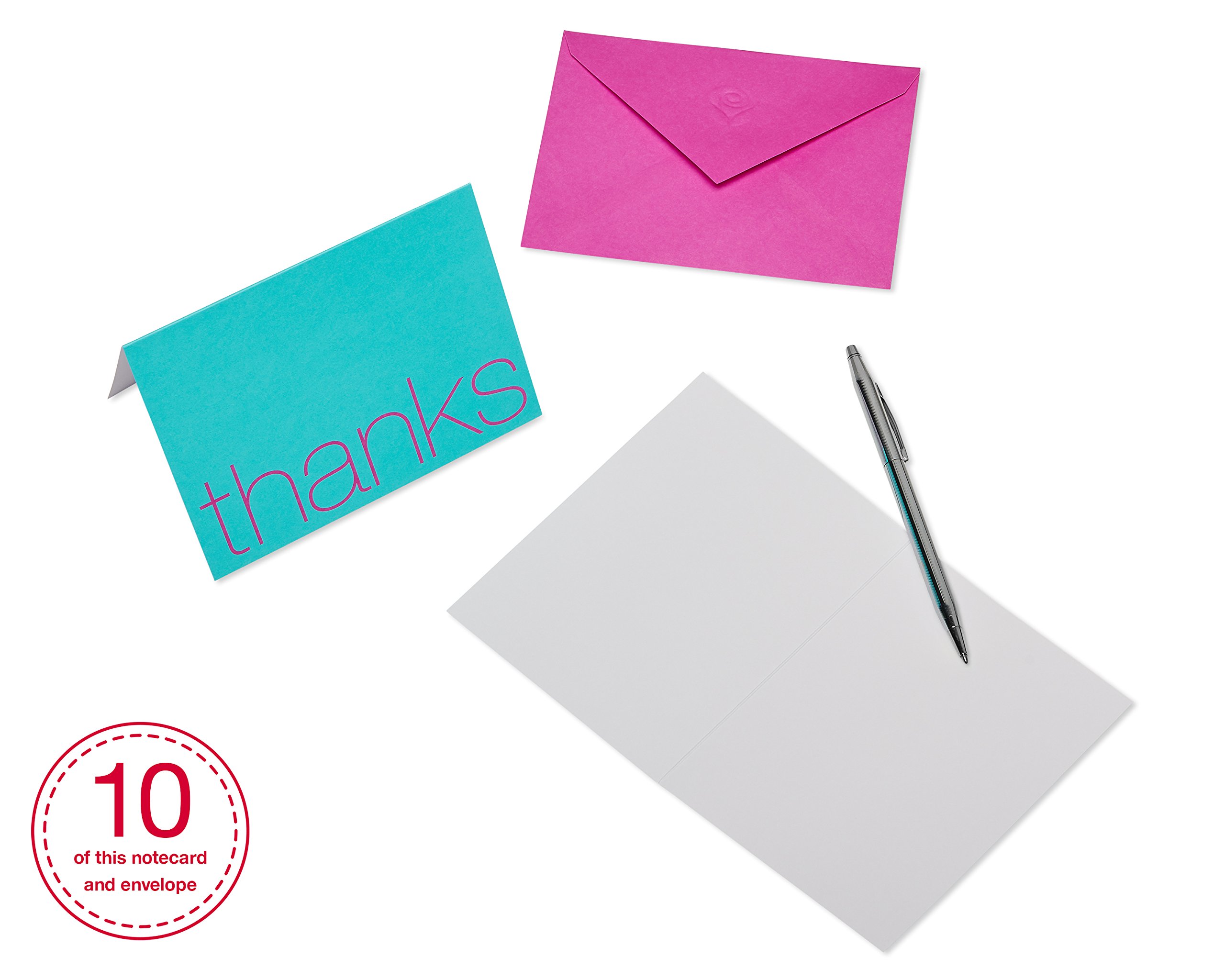 American Greetings Thank You Cards with Envelopes, Bold Multicolored (50-Count) - Image 3