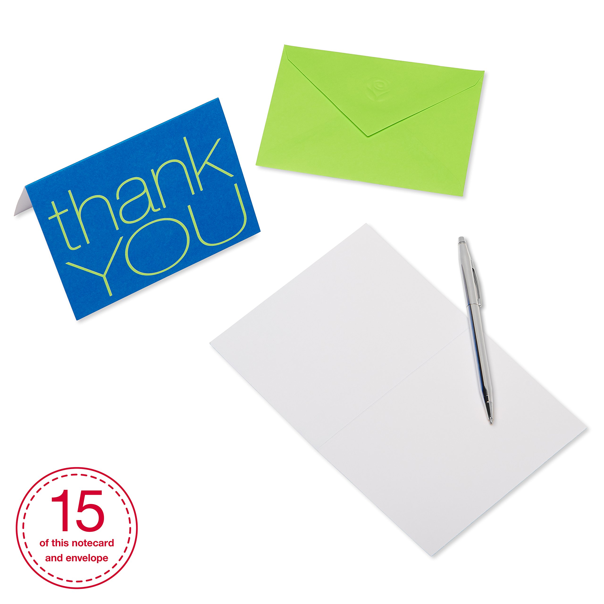 American Greetings Thank You Cards with Envelopes, Bold Multicolored (50-Count) - Image 5