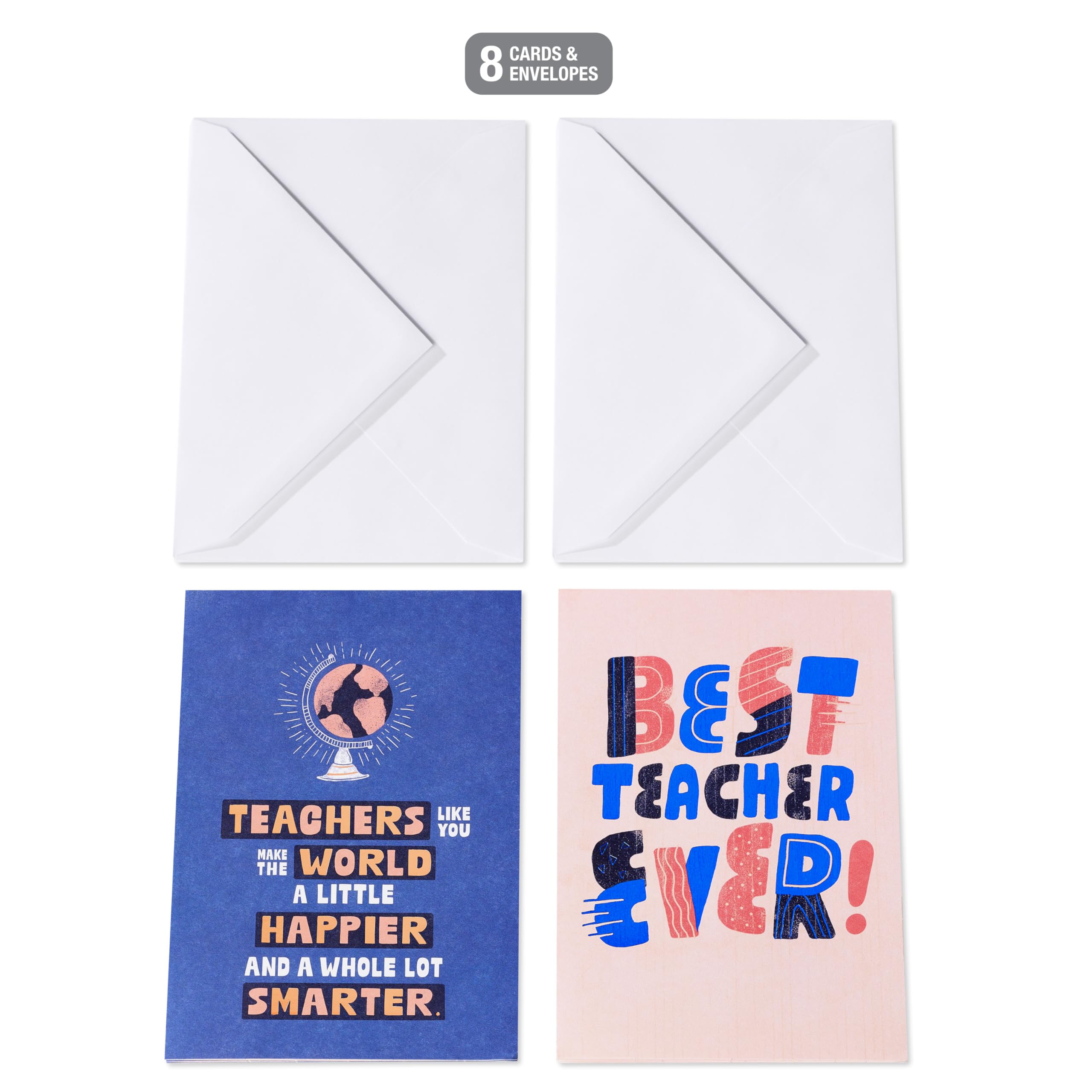 American Greetings Thank You Cards with Envelopes for Teacher, Globe (8-Count) - Image 7