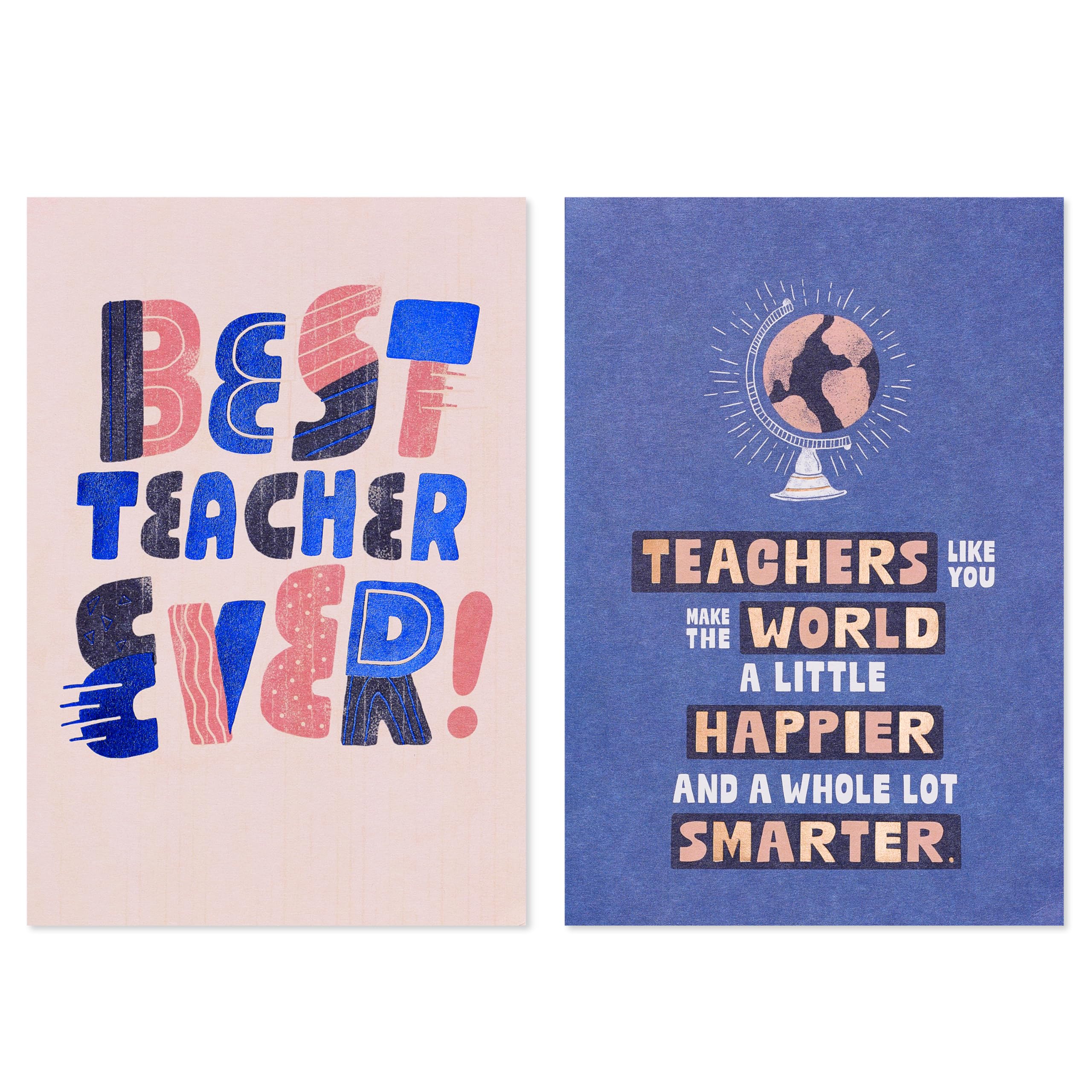American Greetings Thank You Cards with Envelopes for Teacher, Globe (8-Count) - Image 8