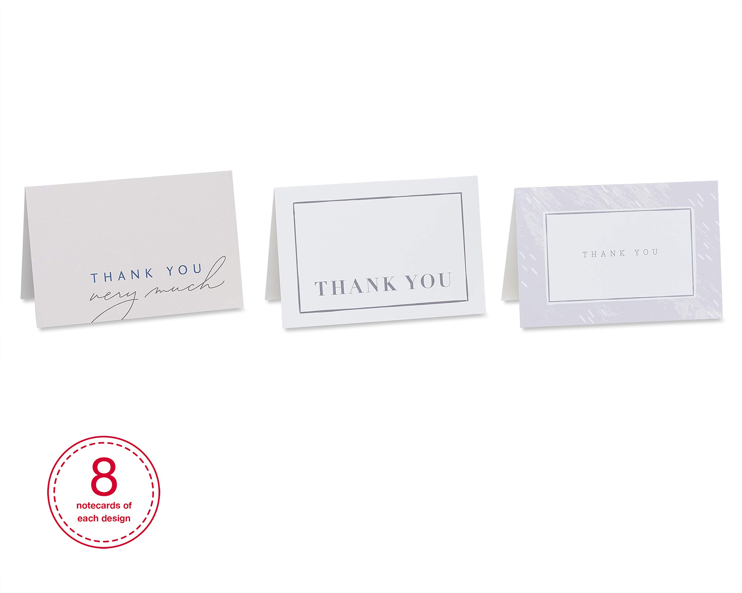 American Greetings Thank You Cards with Envelopes, Wedding, Bridal Shower, Baby Shower, Business, Birthday (48-Count) - Image 4