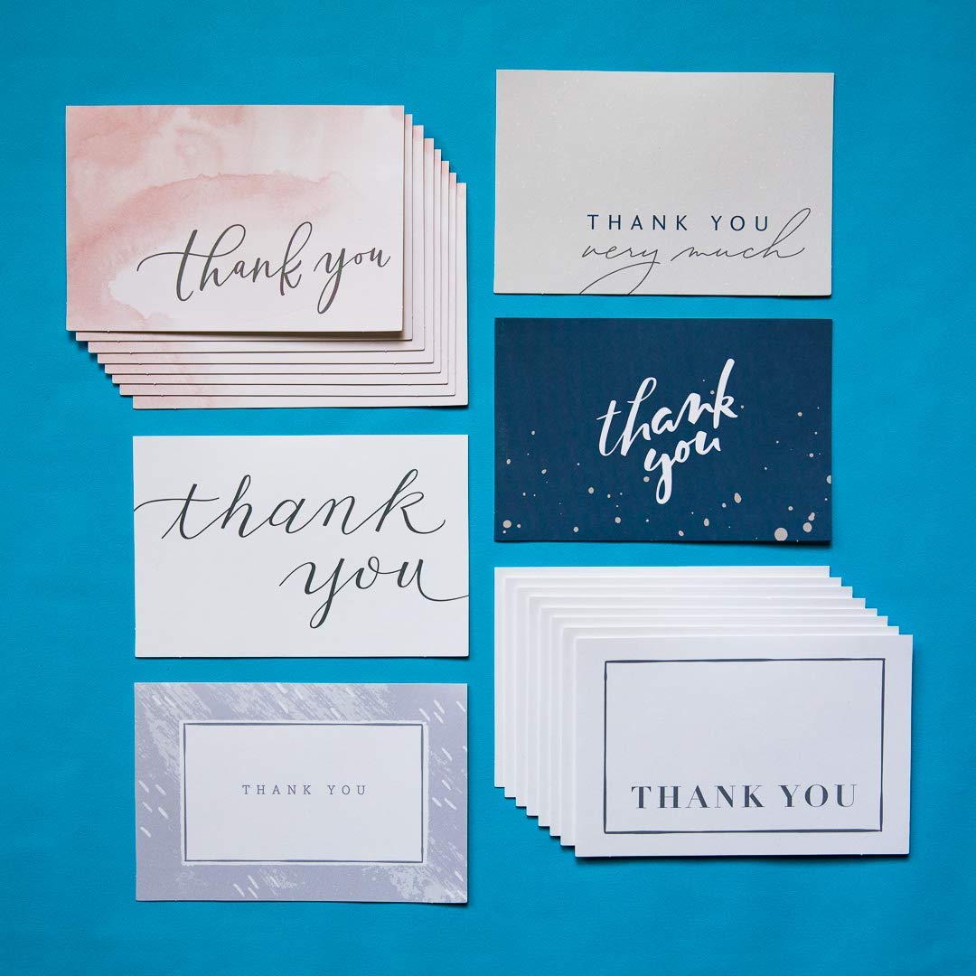 American Greetings Thank You Cards with Envelopes, Wedding, Bridal Shower, Baby Shower, Business, Birthday (48-Count) - Image 7