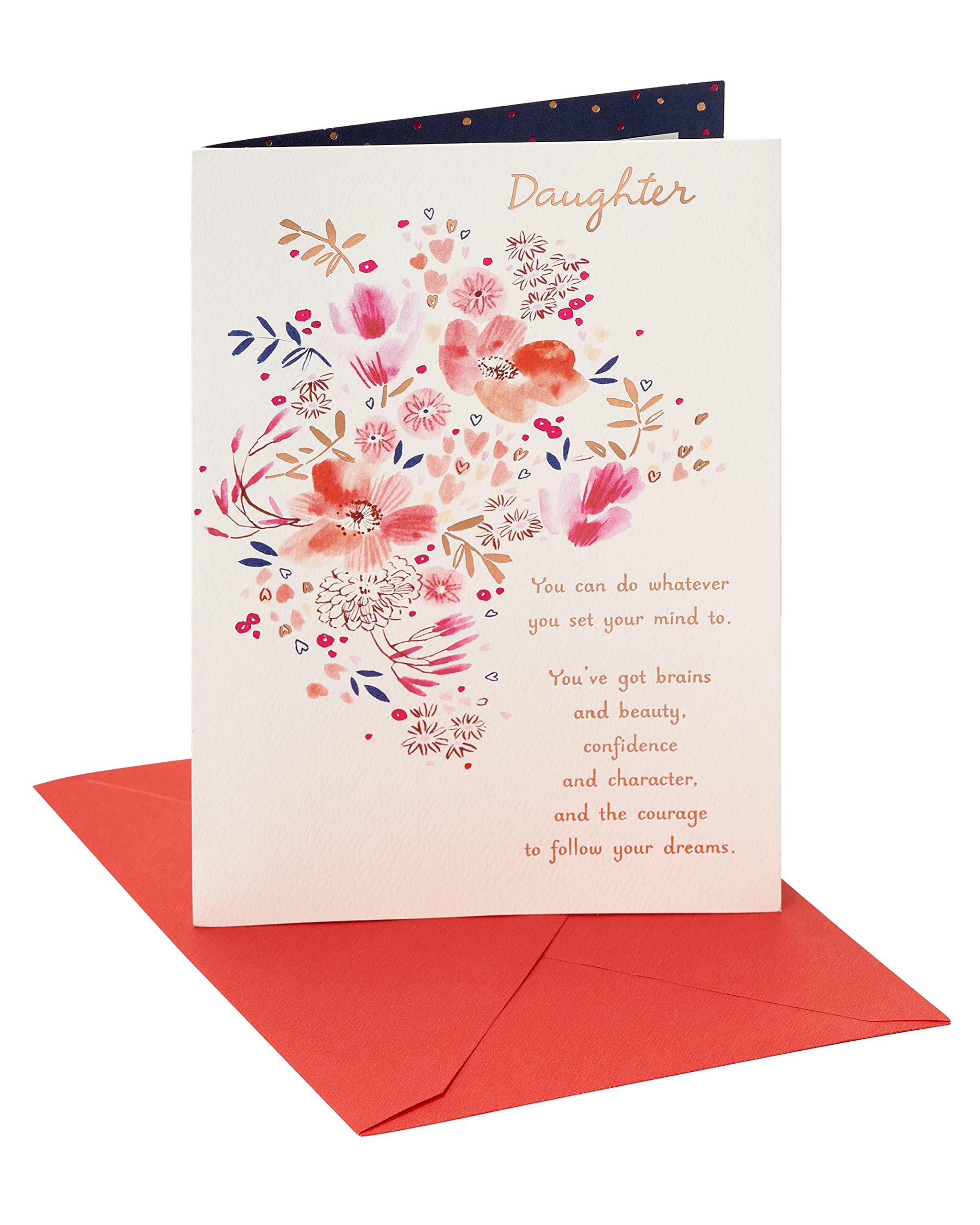 American Greetings Valentines Day Card for Daughter (Follow Your Dreams)
