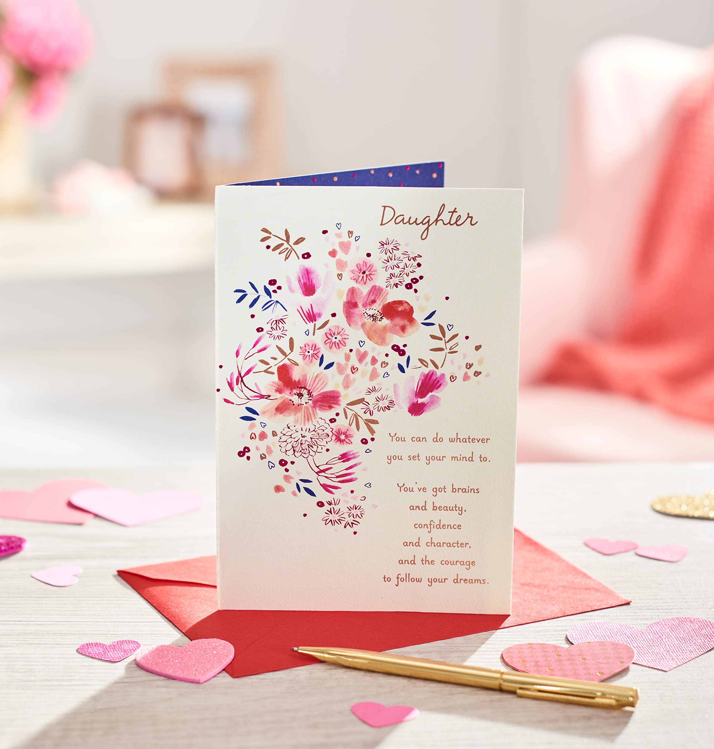 American Greetings Valentines Day Card for Daughter (Follow Your Dreams) - Image 6