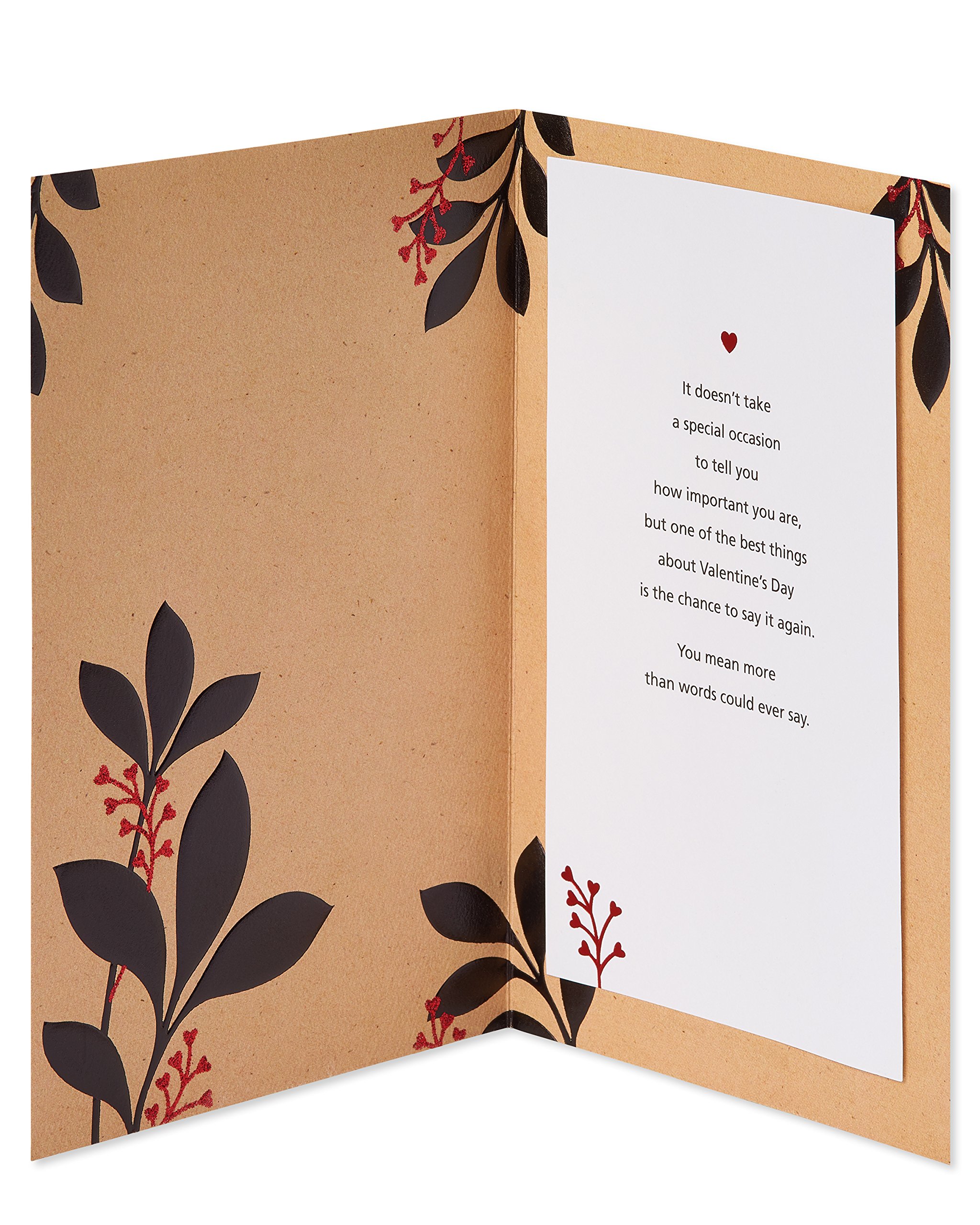 American Greetings Valentines Day Card for Husband, Wife, Boyfriend, Girlfriend or Significant Other (More than Words) - Image 2