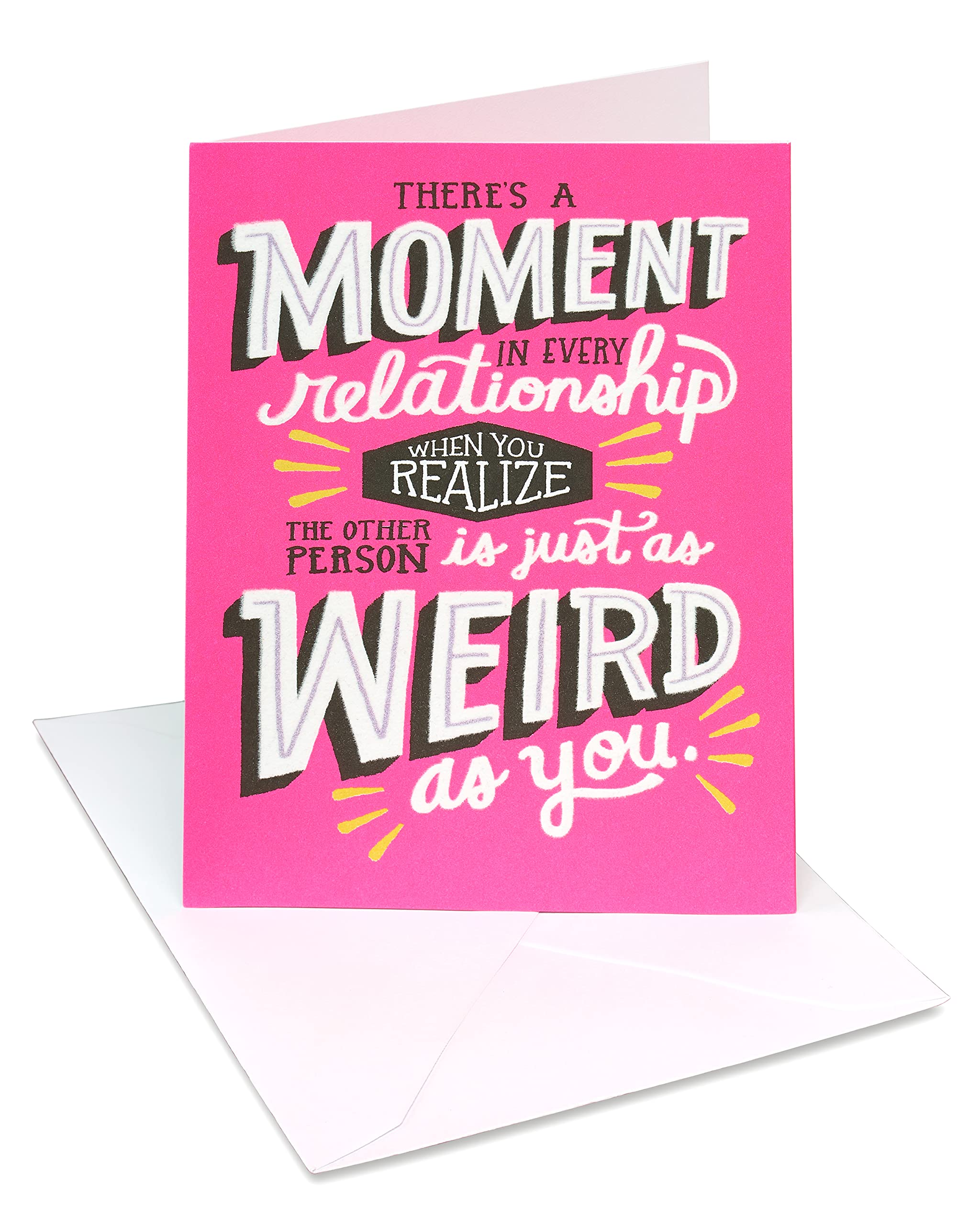 American Greetings Valentines Day Card for Husband, Wife, Boyfriend, Girlfriend or Significant Other (To My Weirdo)