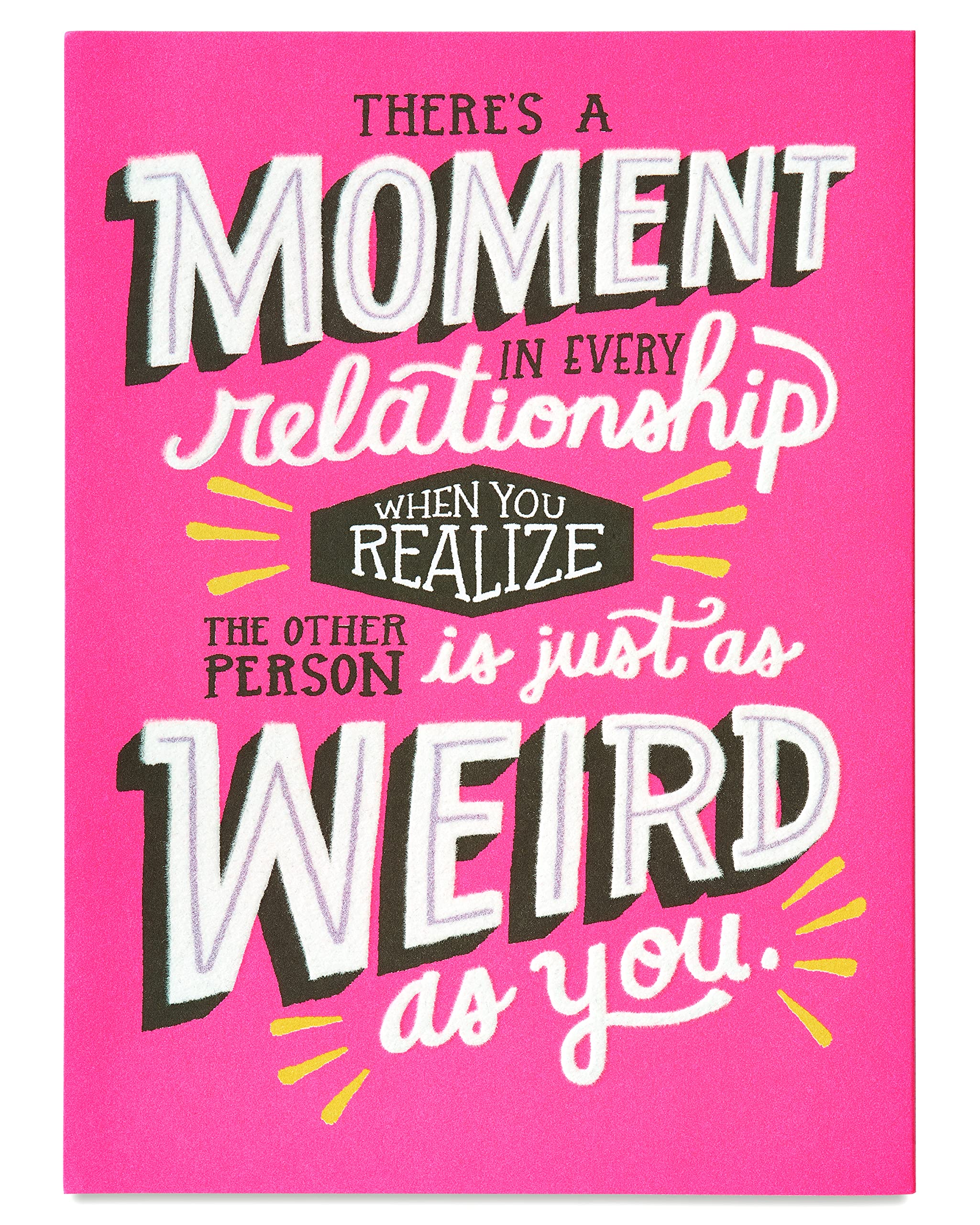 American Greetings Valentines Day Card for Husband, Wife, Boyfriend, Girlfriend or Significant Other (To My Weirdo) - Image 4