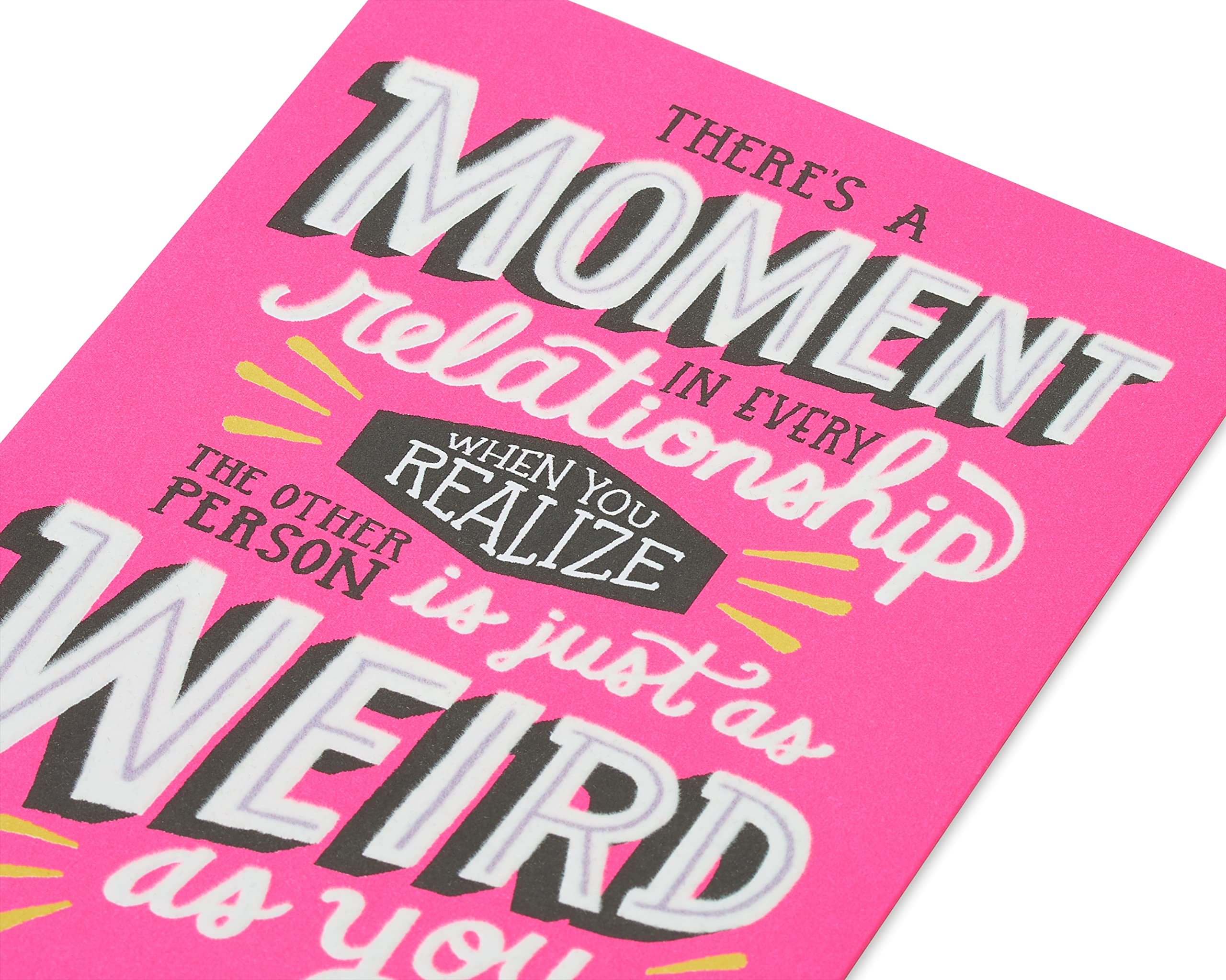 American Greetings Valentines Day Card for Husband, Wife, Boyfriend, Girlfriend or Significant Other (To My Weirdo) - Image 5