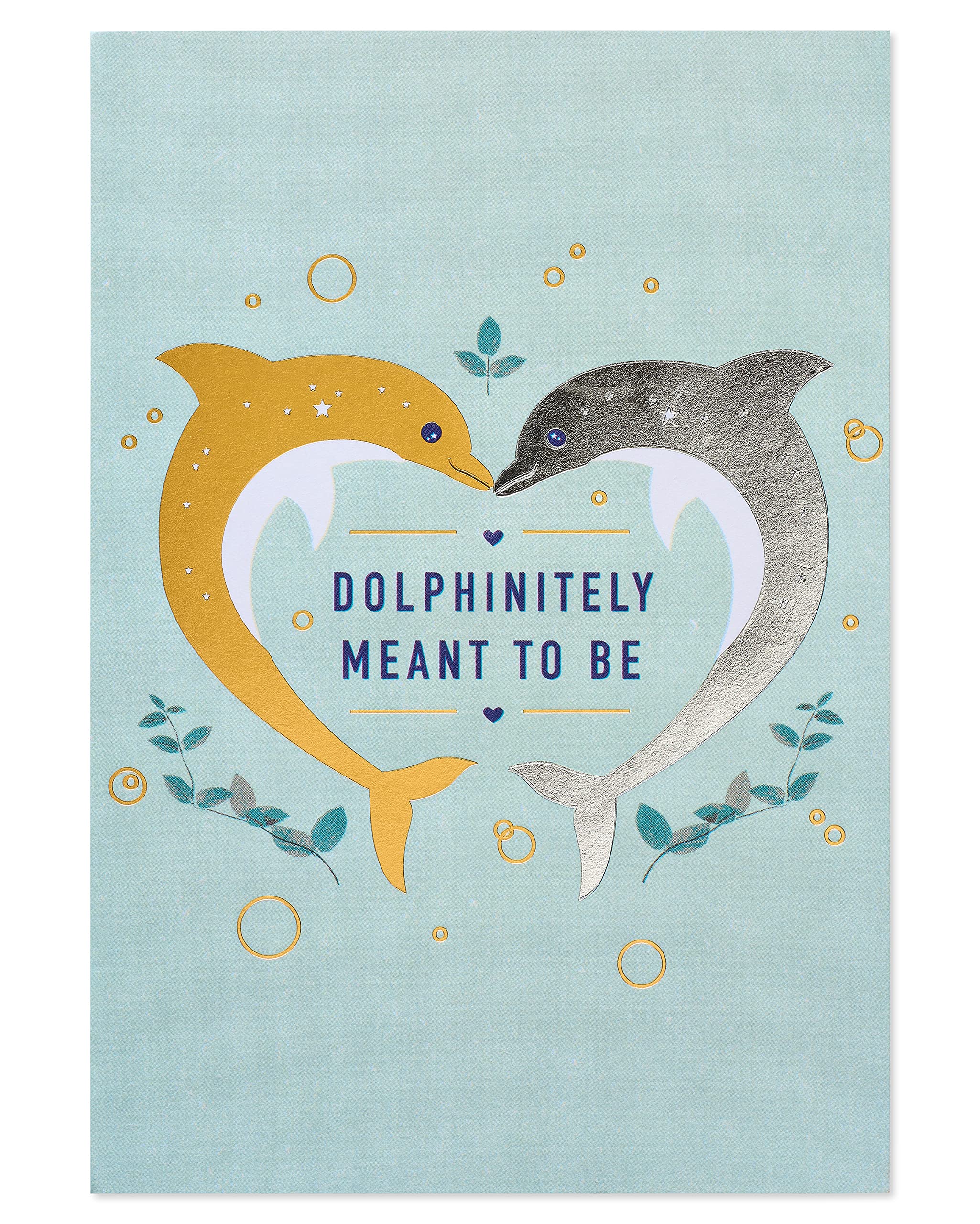 American Greetings Wedding, Bridal Shower or Engagement Card for Couple (Fish in the Sea) - Image 4