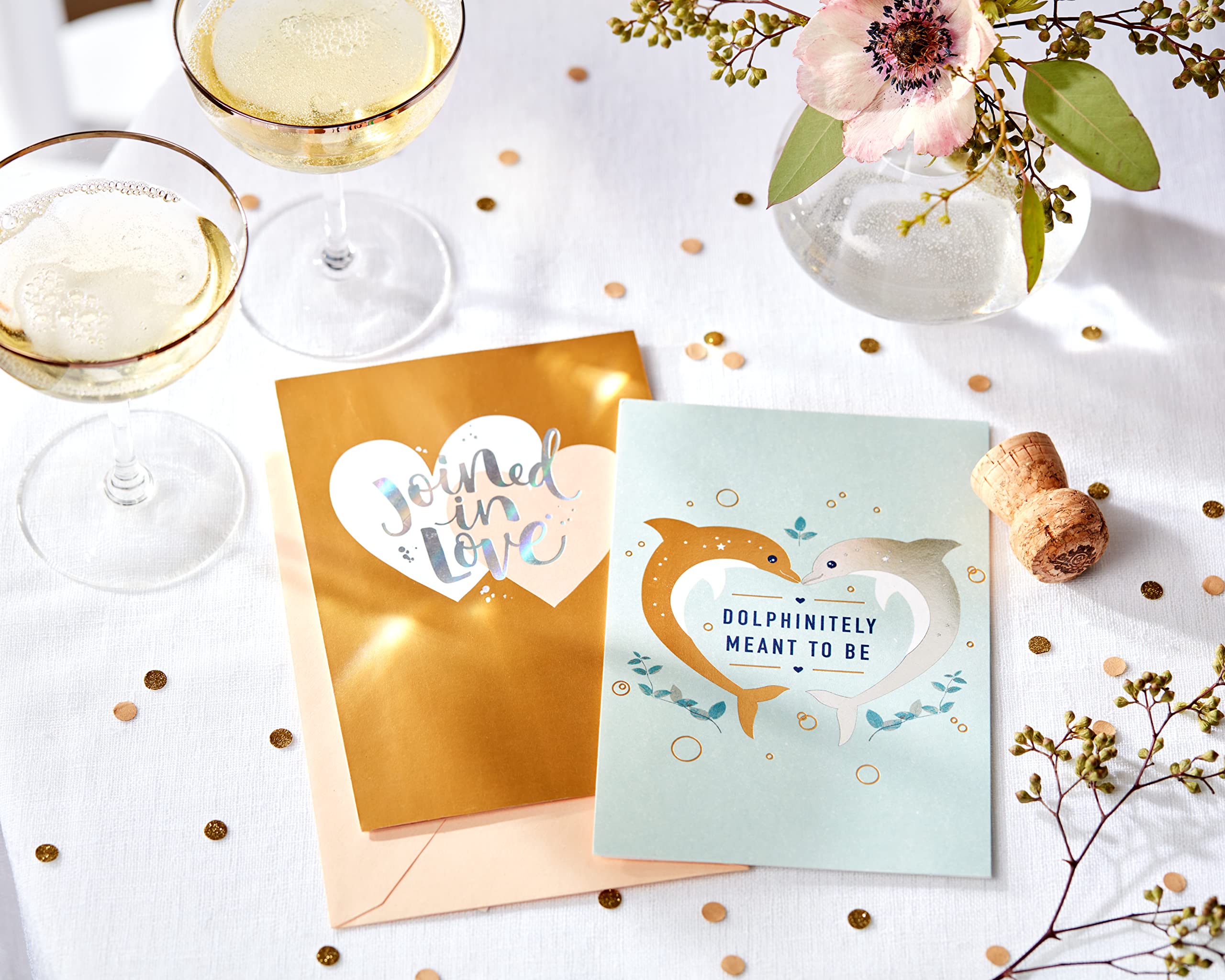 American Greetings Wedding, Bridal Shower or Engagement Card for Couple (Fish in the Sea) - Image 6